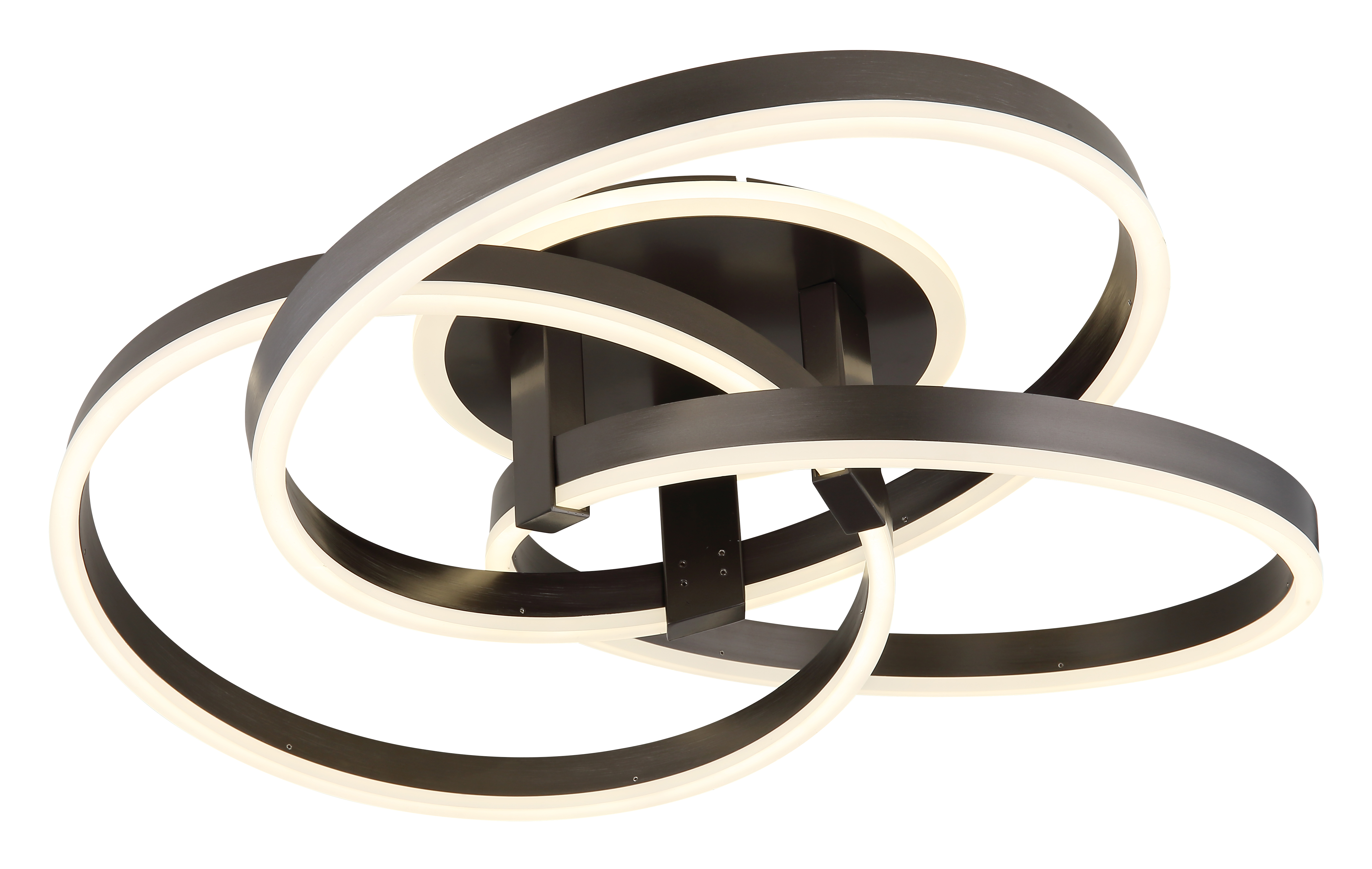 Deckenleuchte HERWIG - LED, Metall anthrazit gebürstet, Ø58xcm