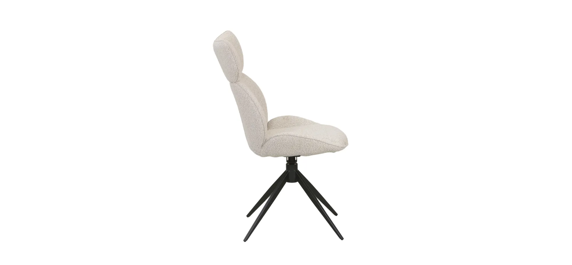 Vierfußstuhl, beige - Mirna