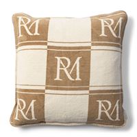 RM Monogram Pillow Cover, braun - ACCESSOIRES