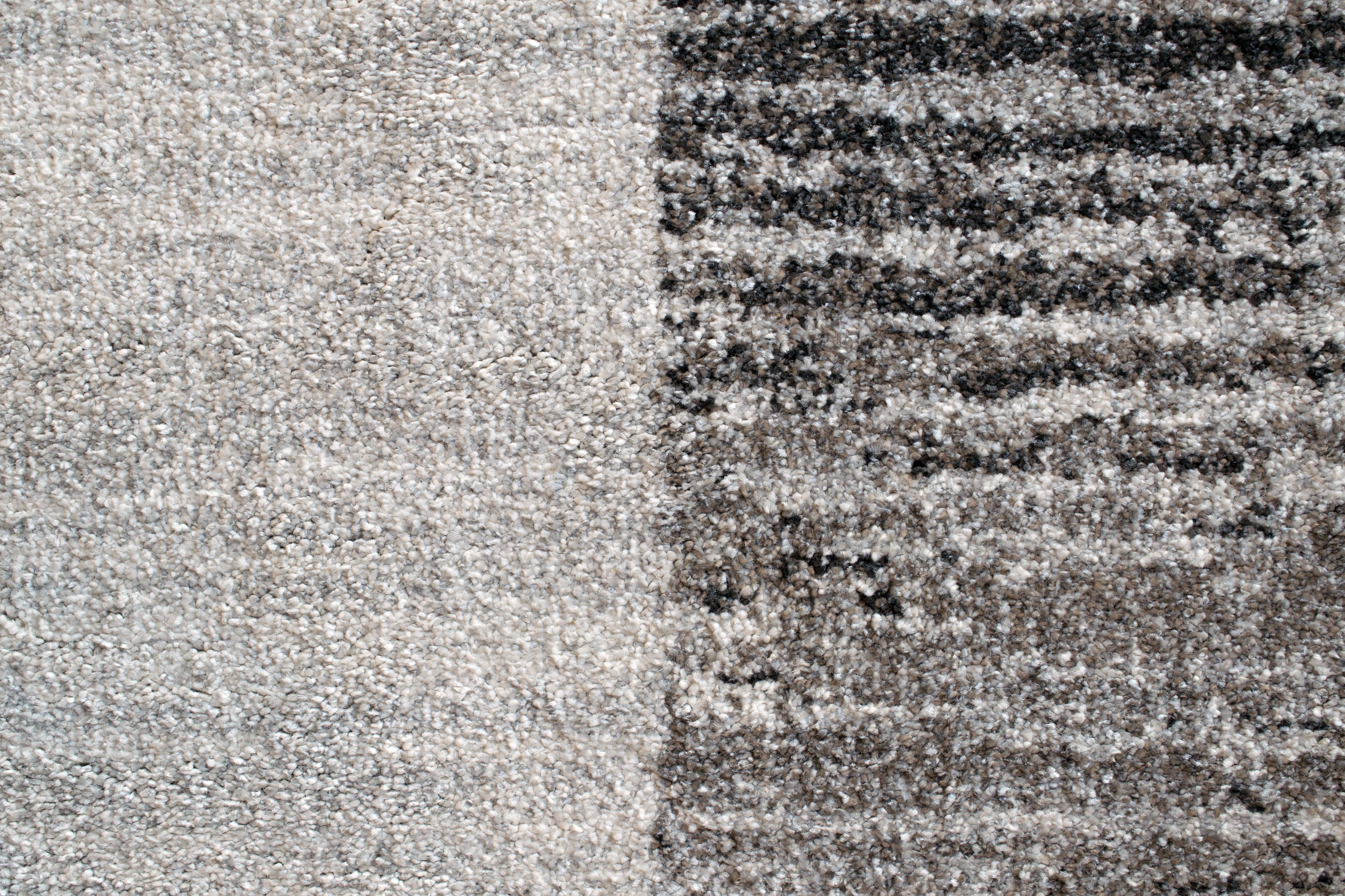 Webteppich, Silberfarben-Grau, 80x150 cm - Radison