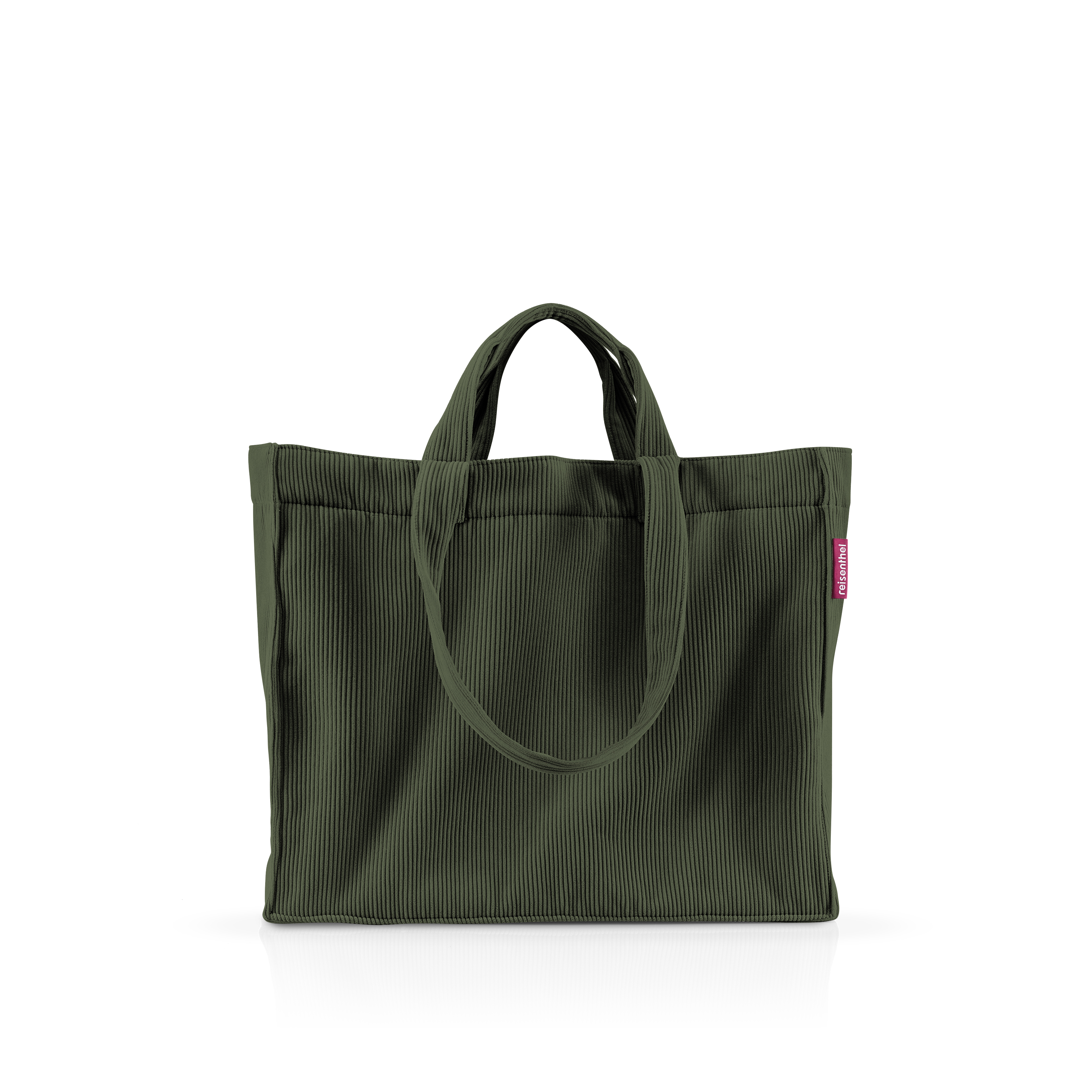 reisenthel, softshopper - cord dark matcha