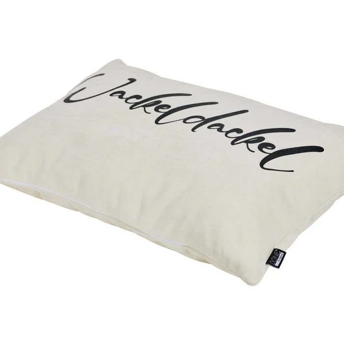 Kissenhülle WACKELDACKEL 40x60cm Beige/Black - 