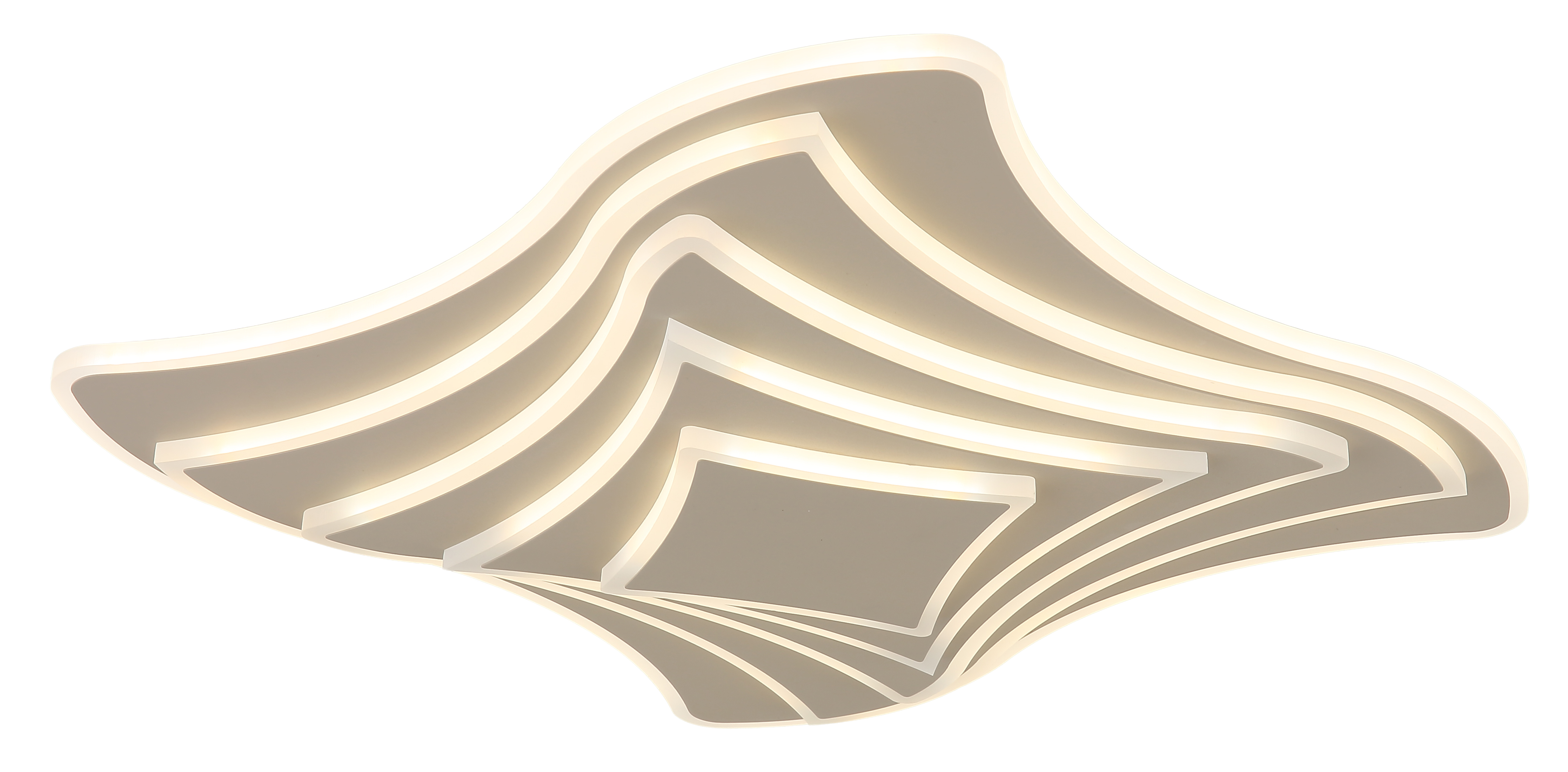 Deckenleuchte OCTAVIO - Metall sandfarben matt, LED