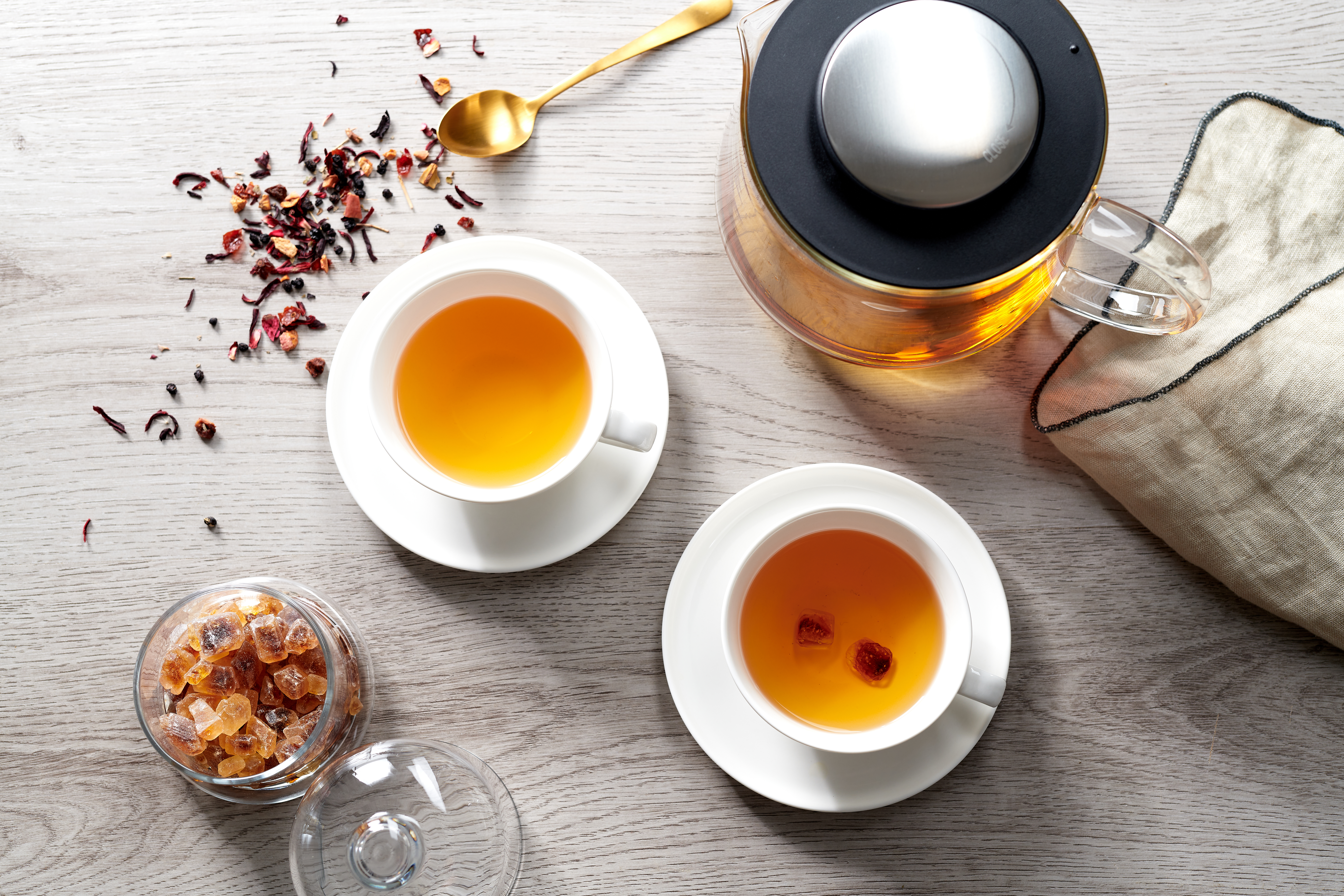 Tee-Obertasse Skagen Weiss 180 ml - Porzellan, spülmaschinenfest, rund, weiß