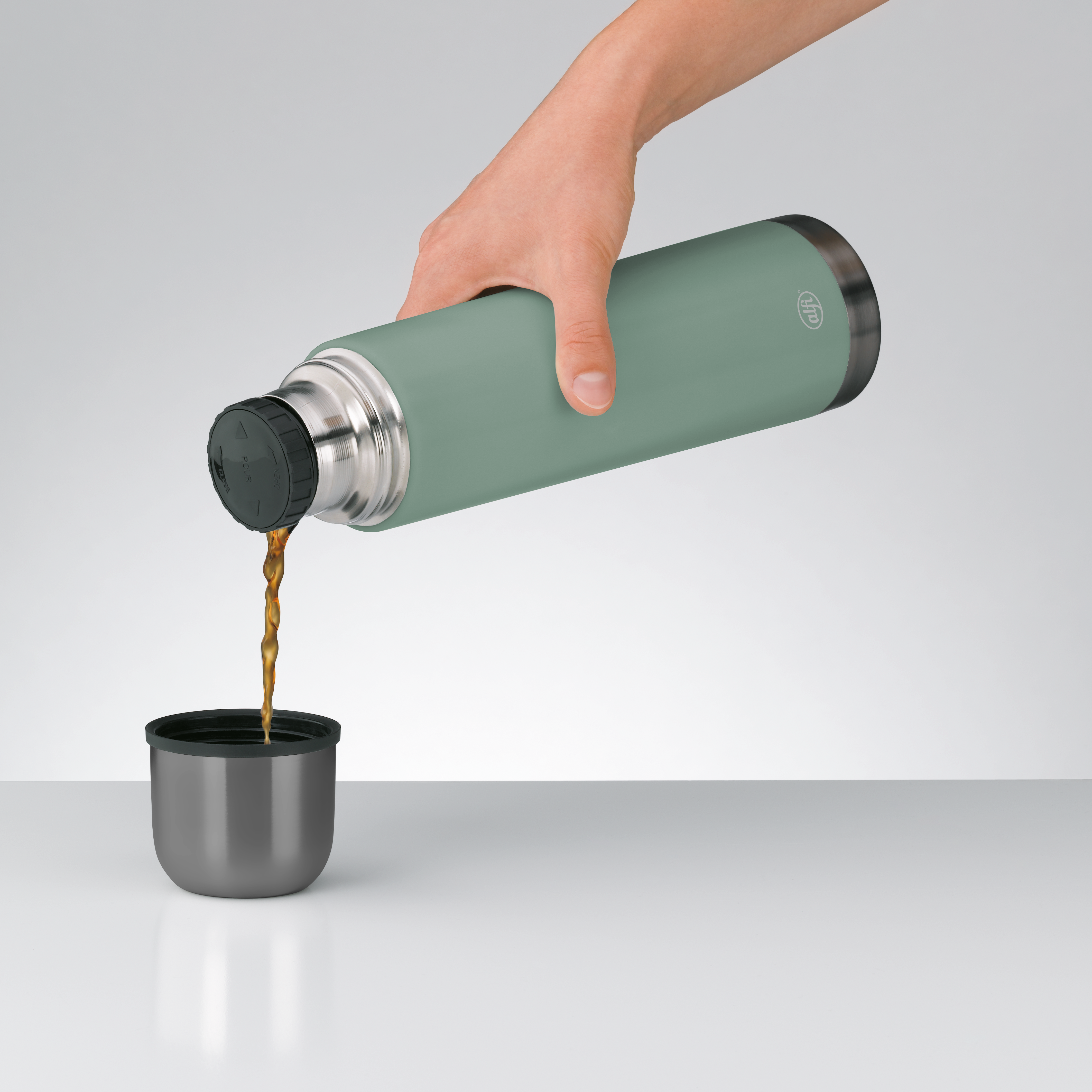 Isolierflasche, ca. 0,75l, grün - Isotherm ECO