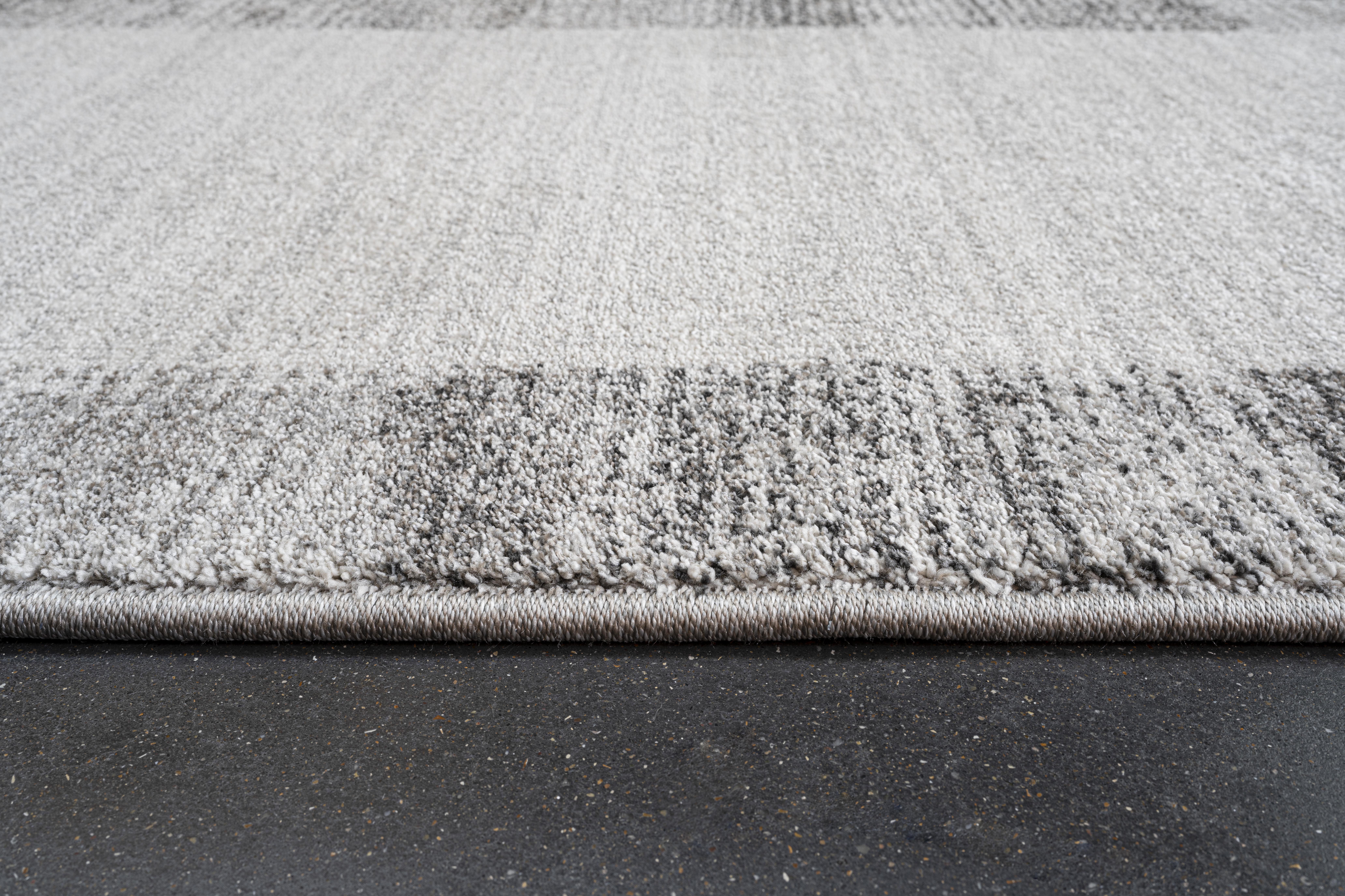 Webteppich, silberfarben-grau, 200x290 cm - Radison