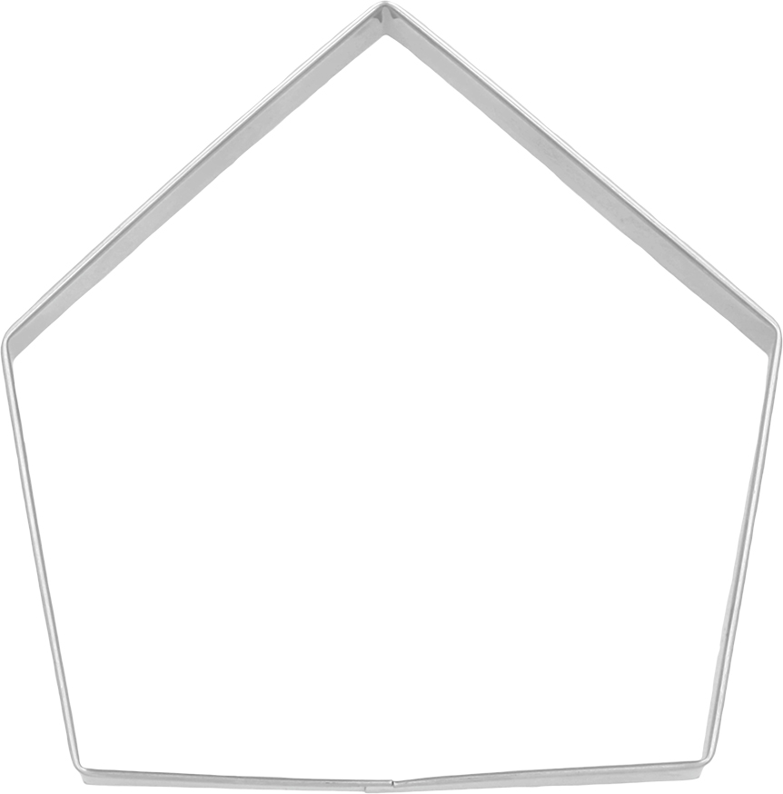 Ausstechformen-Set Lebkuchenhaus - 6 Ausstecher aus Edelstahl, mit Rezept