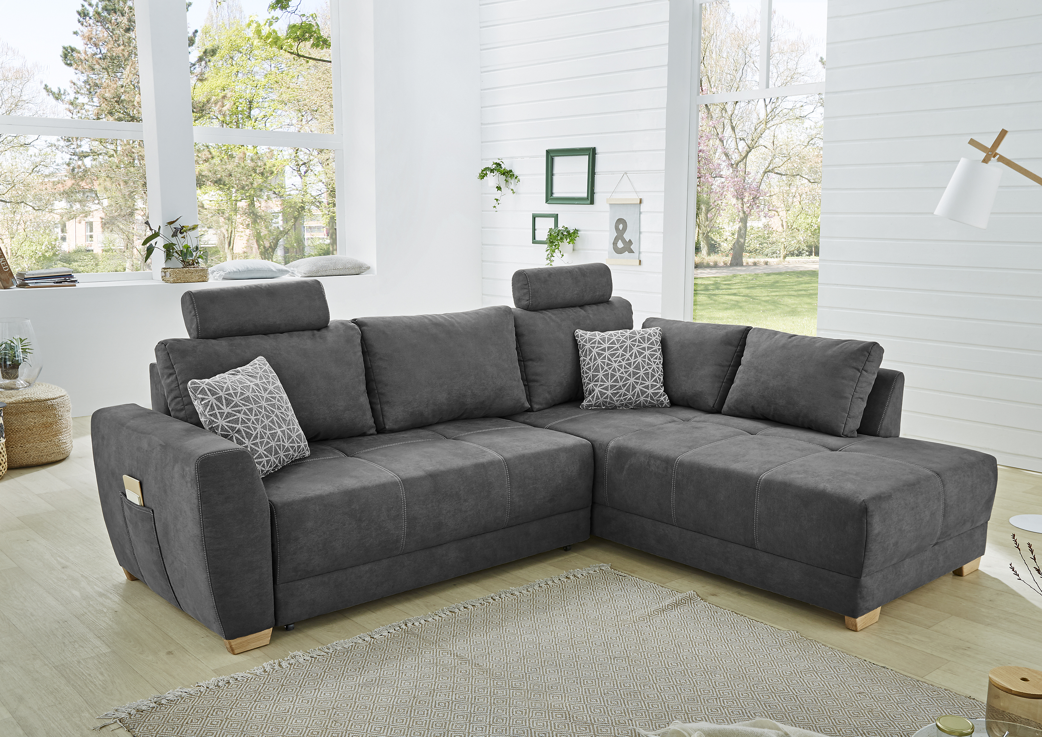 Wohnlandschaft MYTOGO 157,Polsterung - Inkl. Gästebettfunktion, Bettkasten