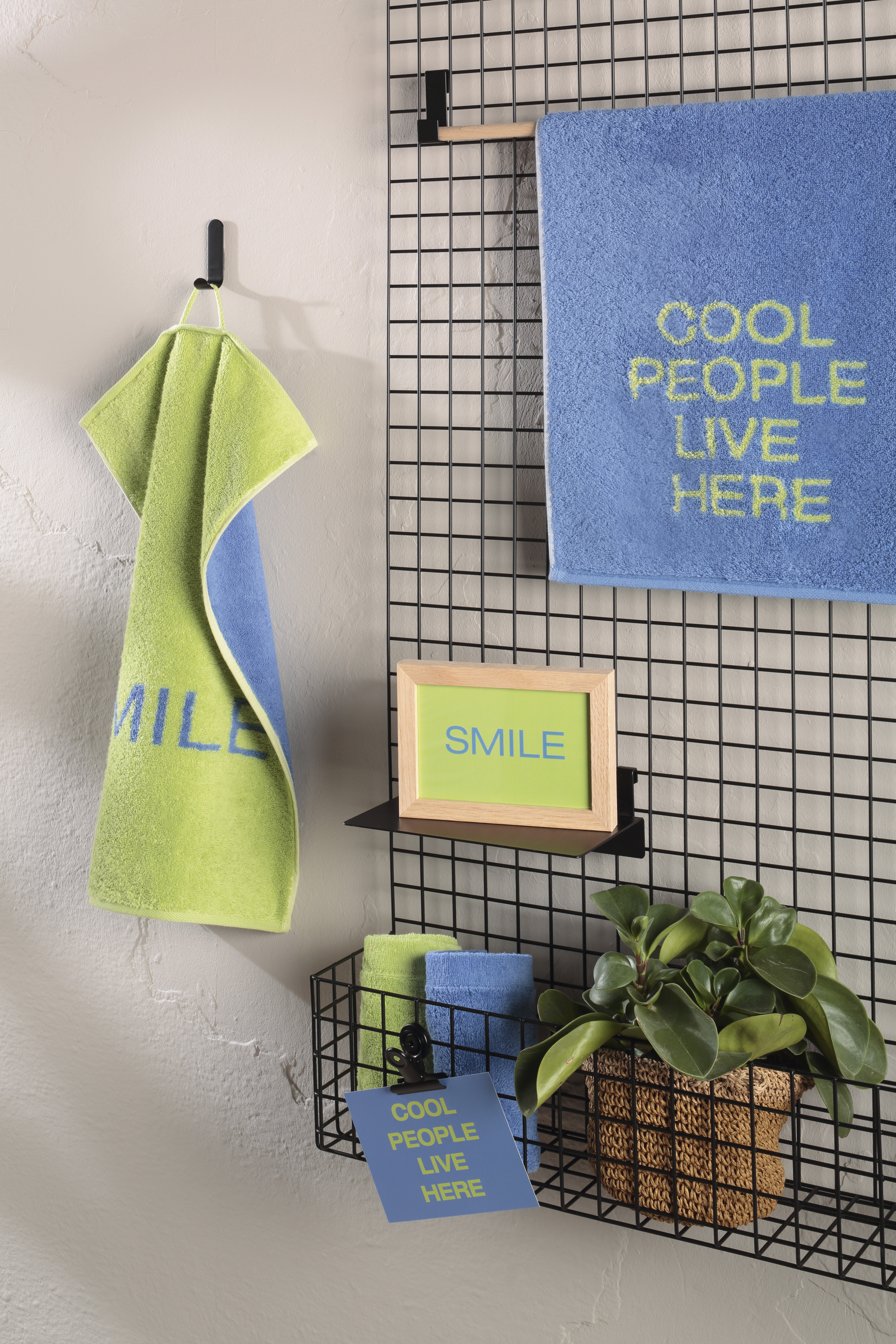 Gästetuch Postcards Towels Edition - 30x50cm, SMILE