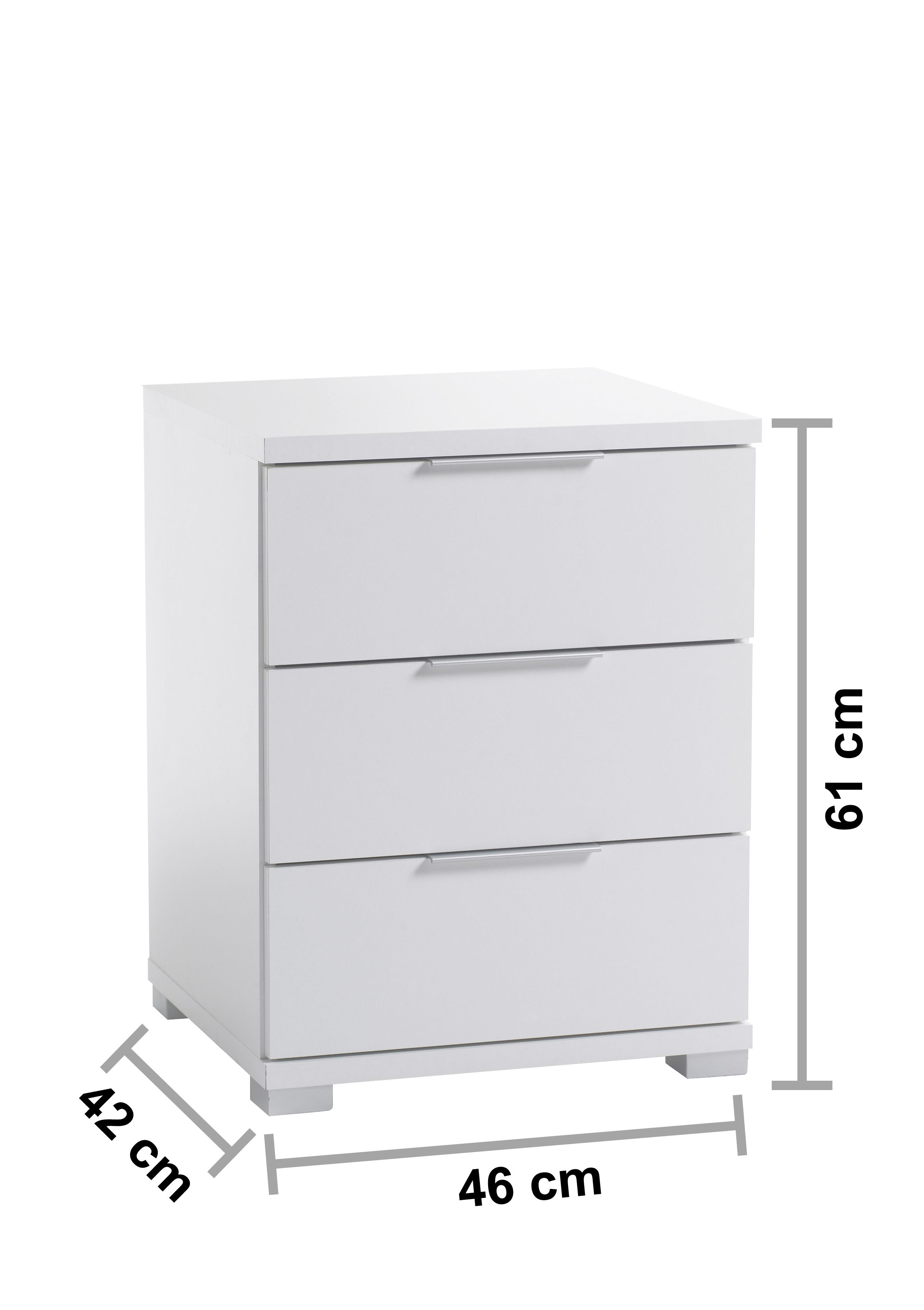 Nachtkommode, Weiß - MyStyle 3057