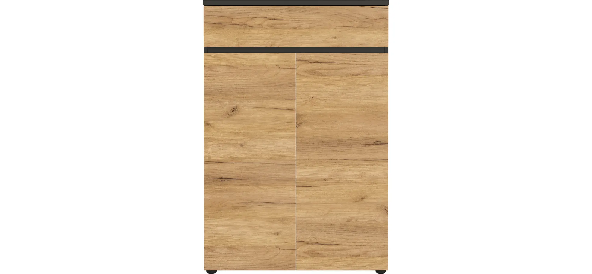 Aktenschrank GRIFFIN - B ca. 80 cm, Graphit, Eiche Nachbildung Aktenschrank GRIFFIN - B ca. 80 cm, Graphit, Eiche Nachbildung