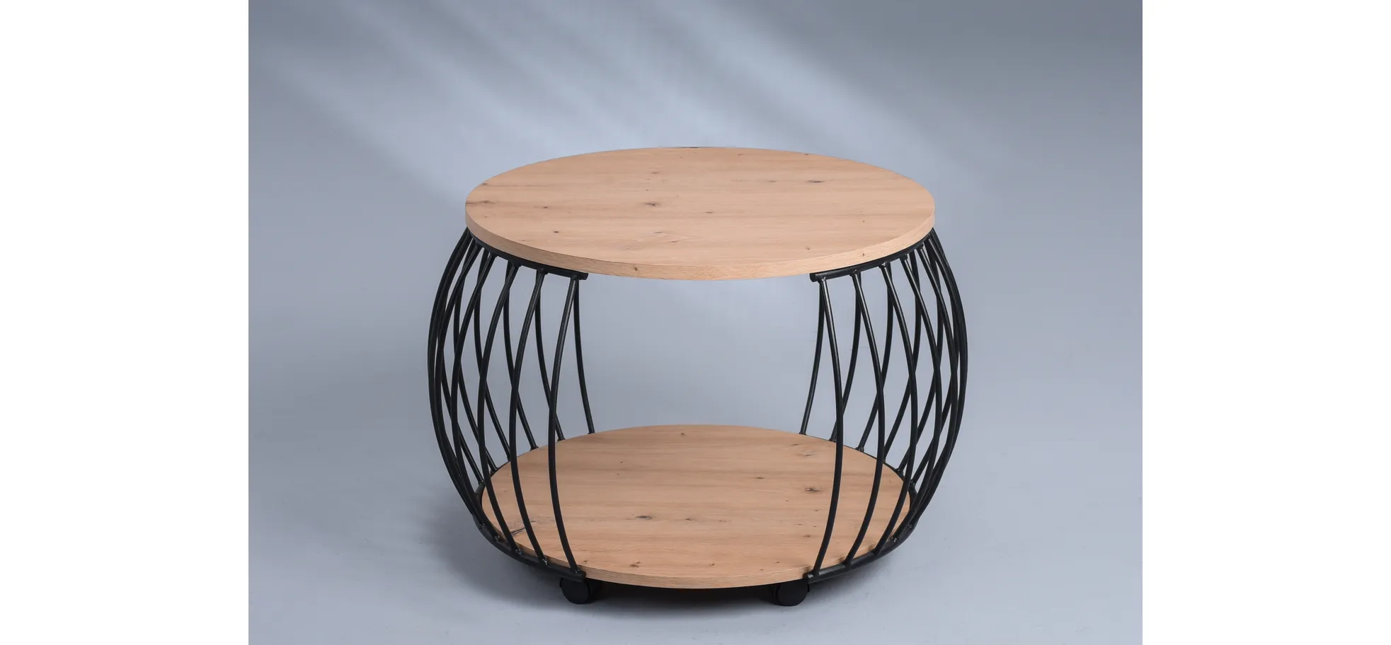 Couchtisch, Dekor Artisaneiche, Ø 60 cm - MYTREND 237