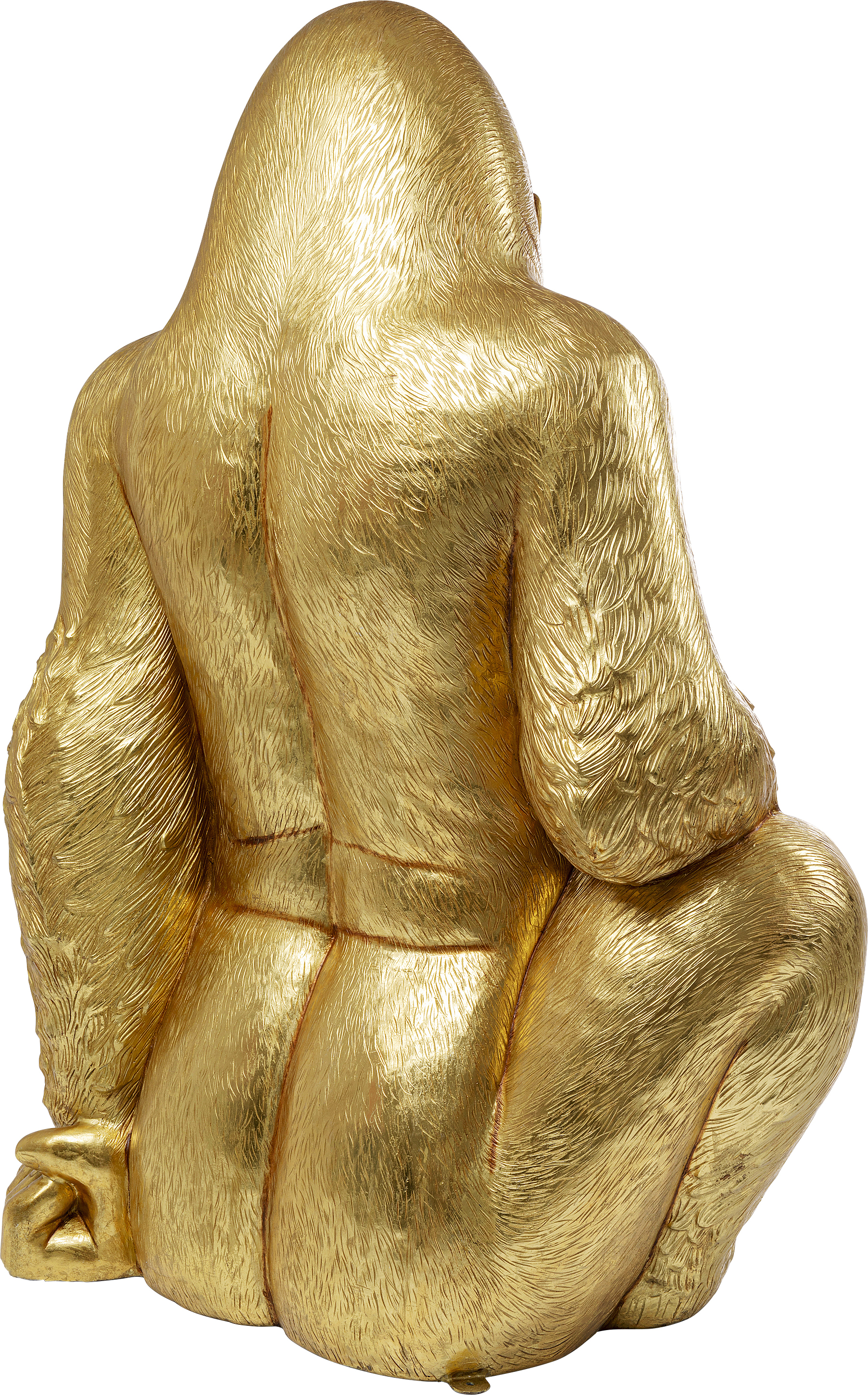 Deko Figur Gorilla XL, gold - Accessoires