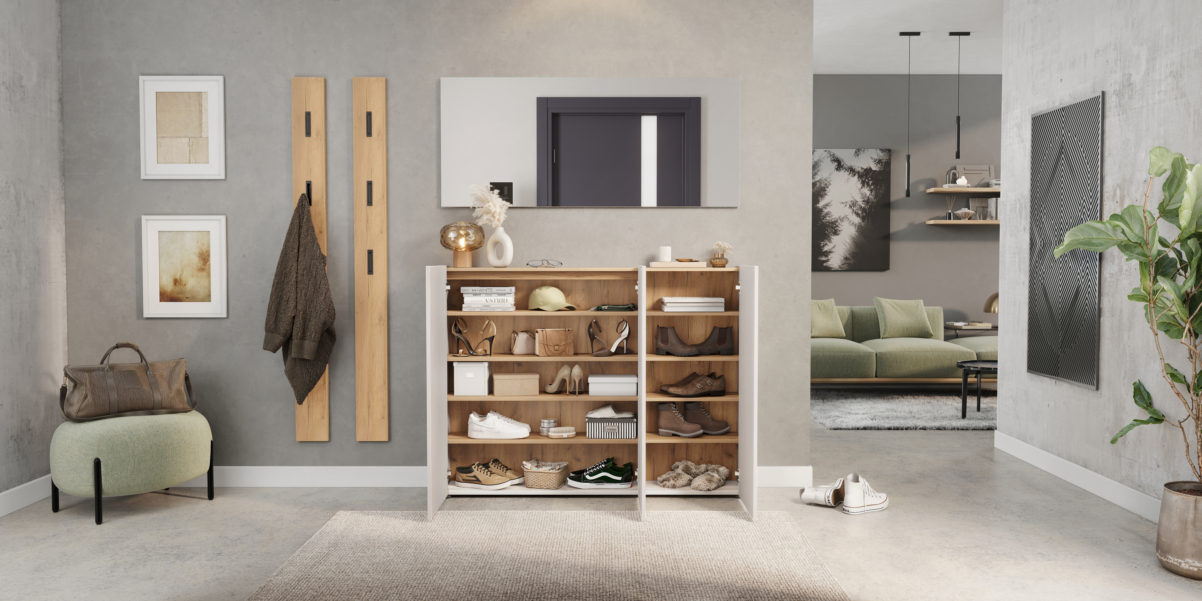 Schuhschrank Kaschmir, Nachbildung - Gasira