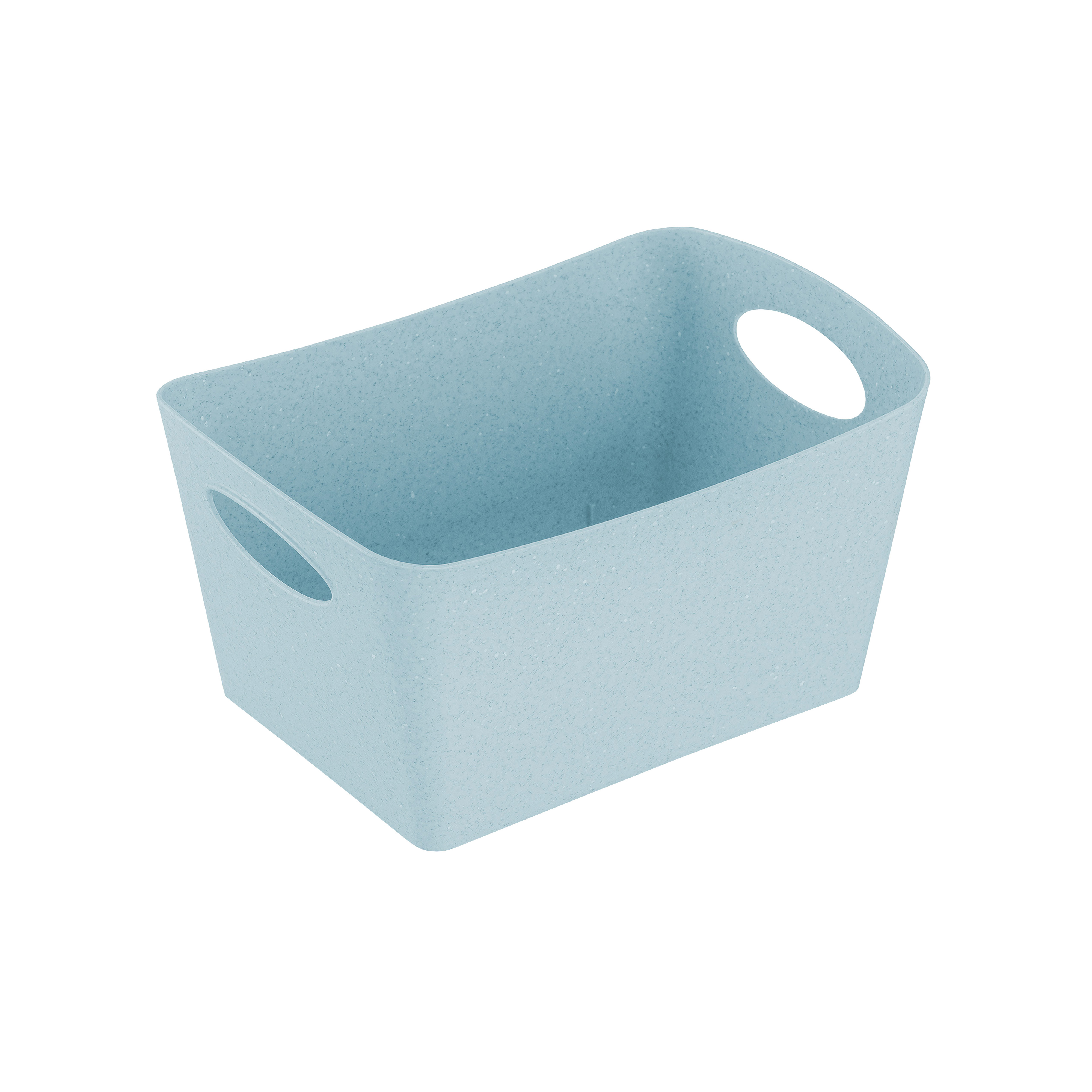 Aufbewahrungsbox 1l, recycled blue - ineinander schachtelbar, stabil, CO2-neutral