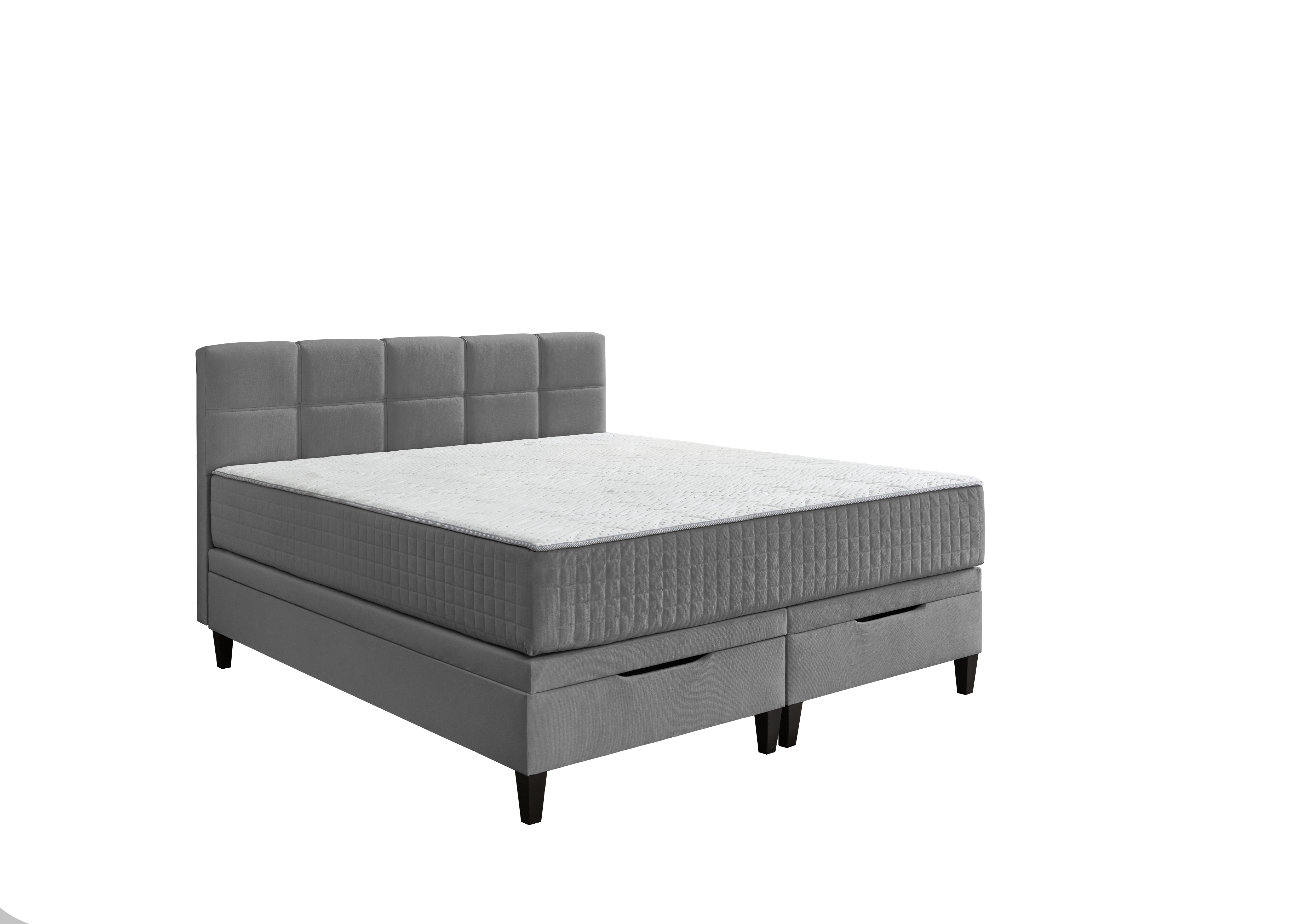 Boxspringbett, grau - MyStyle 3085
