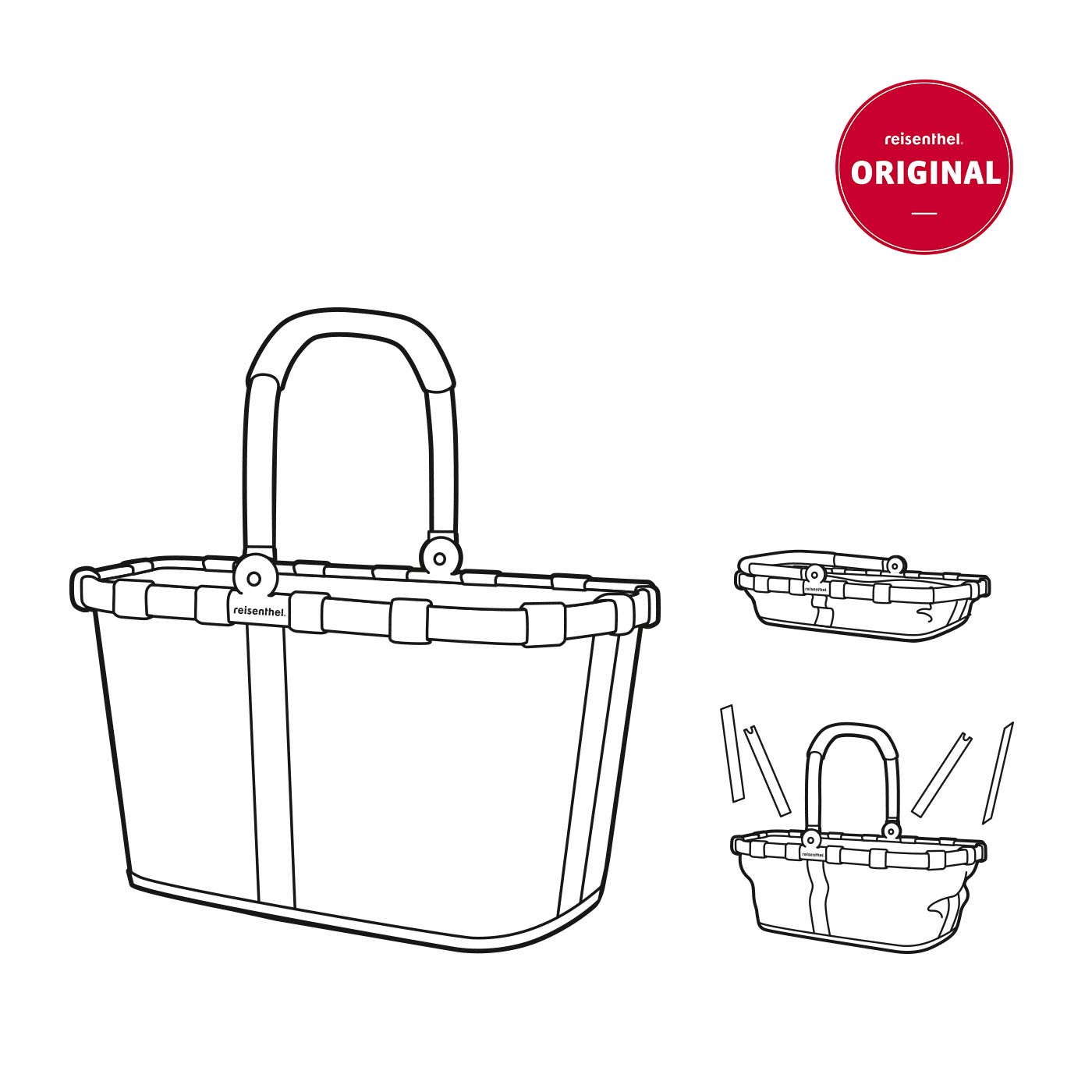 reisenthel, Einkaufskorb, carrybag - black