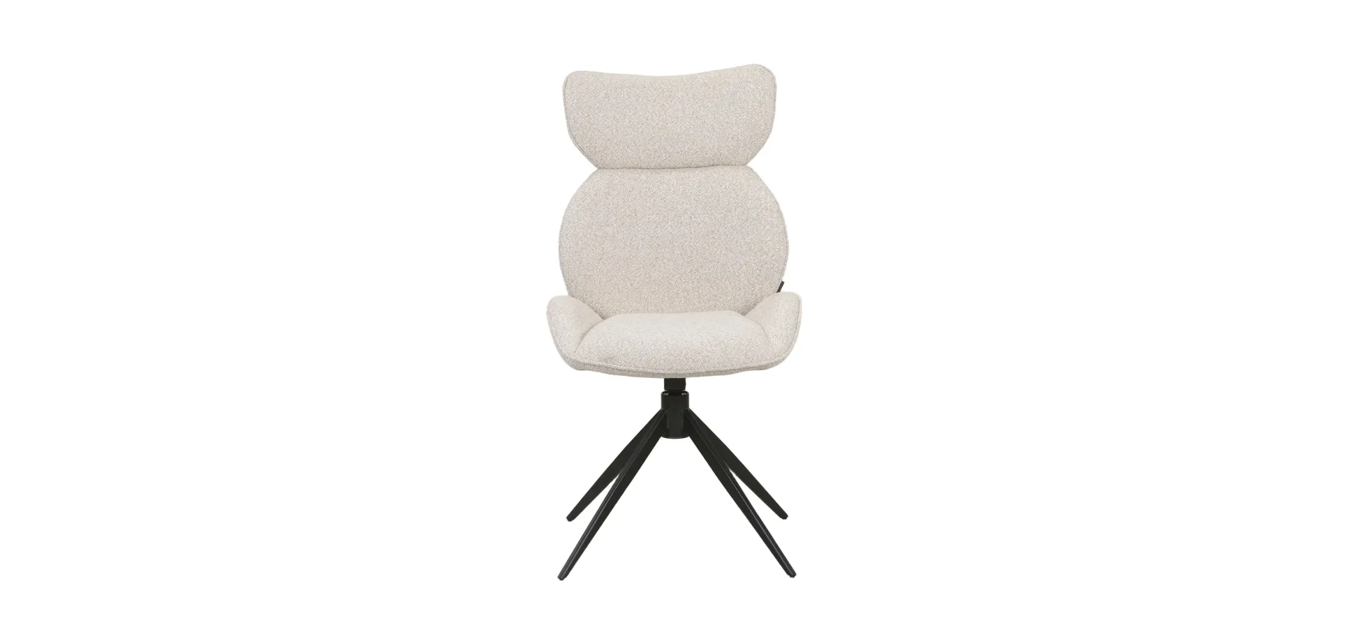 Vierfußstuhl, beige - Mirna