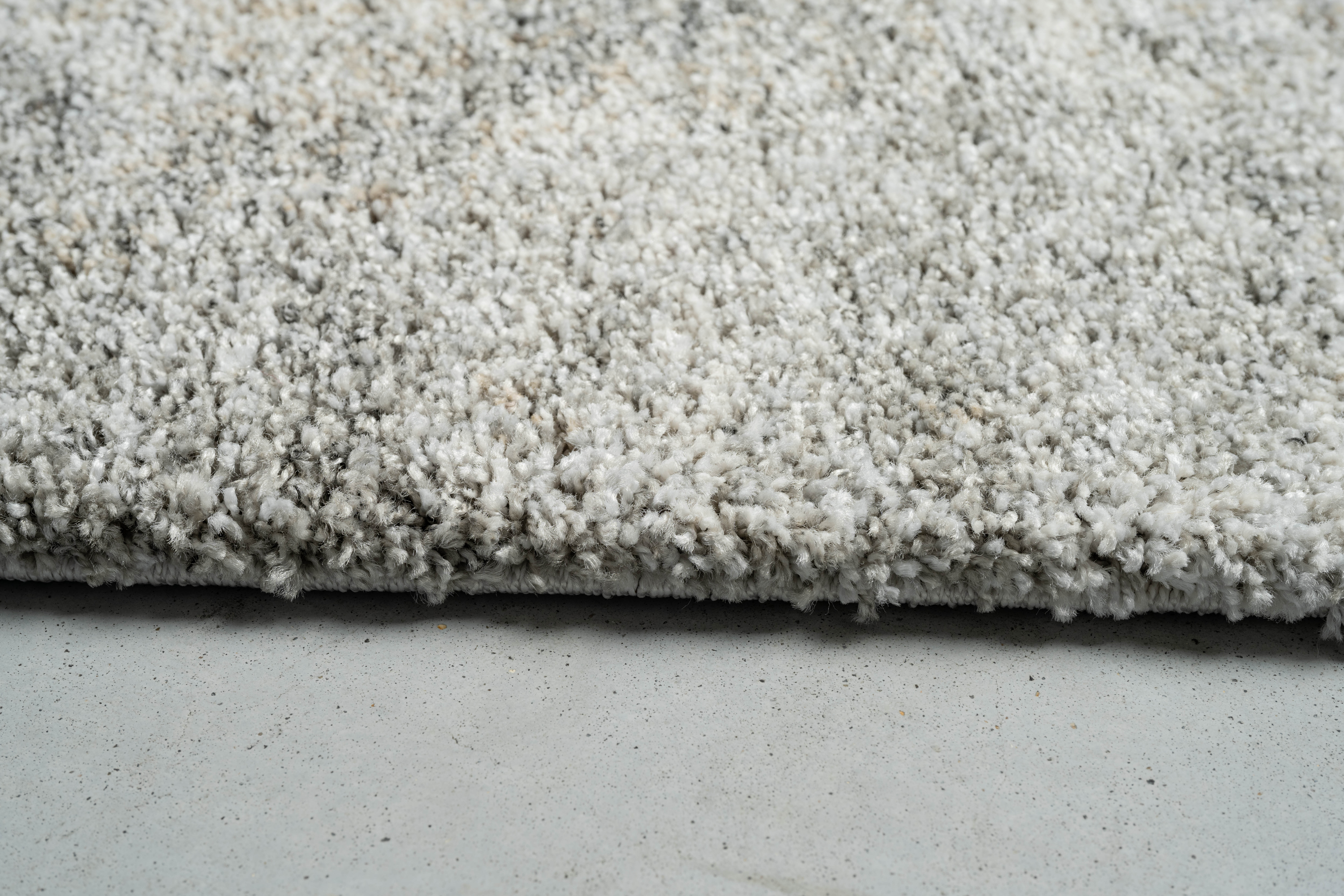 Webteppich, weiß-grau-braun, 80x150 cm - Rehari