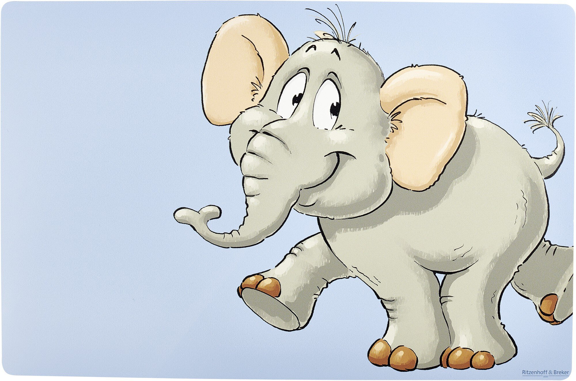 Platzmatte Happy Zoo Eddie 30 x 45 cm - Kunststoff, rechteckig