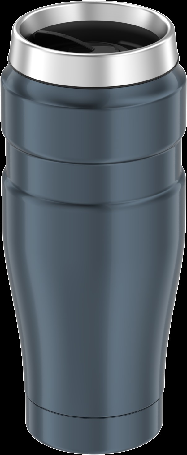 Isolier-Trinkbecher ice grey polished 0,47l - STAINLESS KING MUG