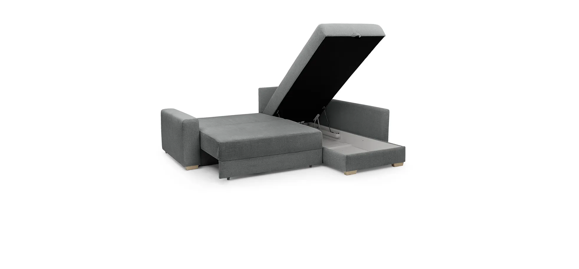 Ecksofa Jyte, Kaltschaumtopper - Jyte