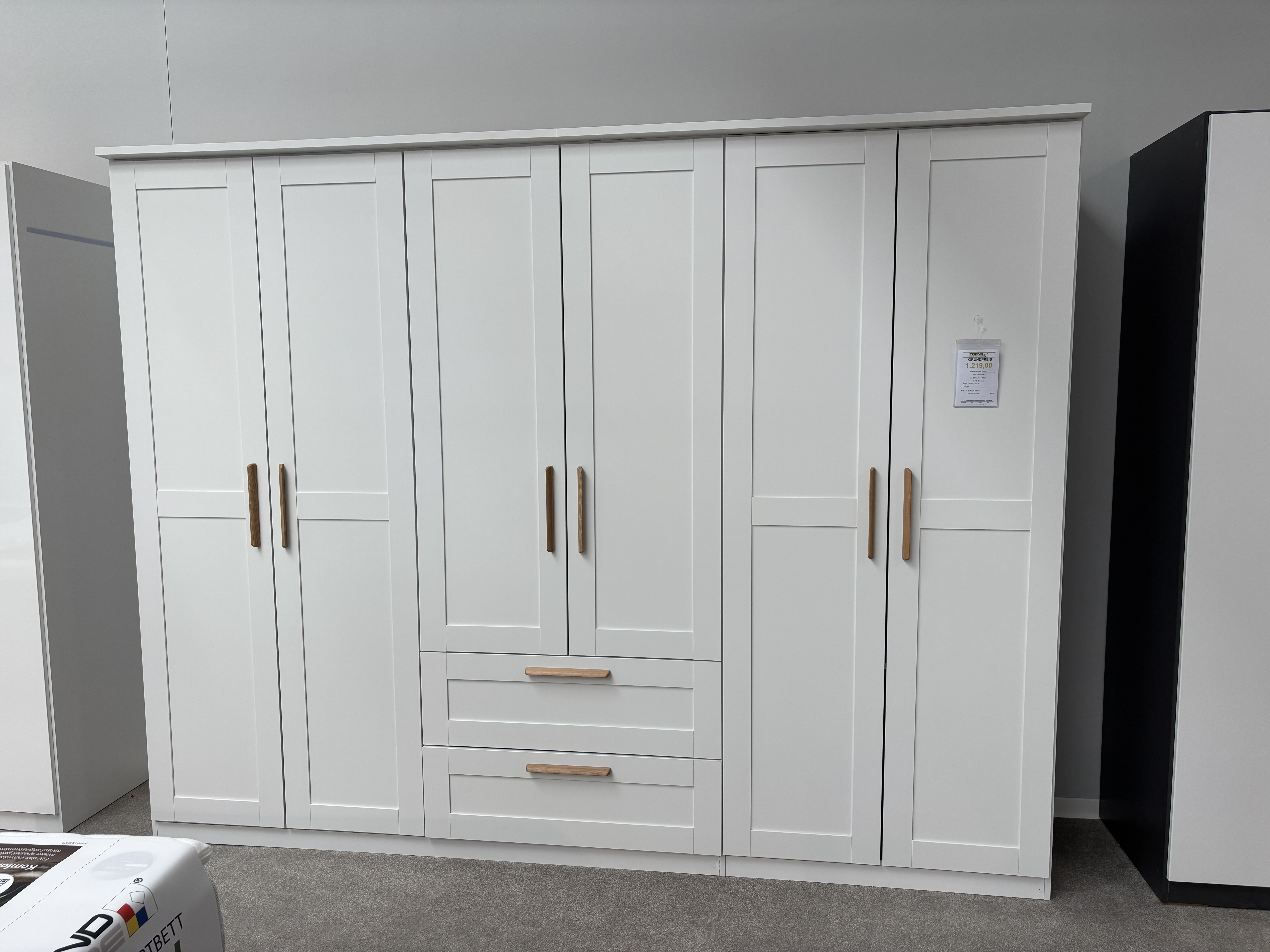 Kleiderschrank, alpinweiß matt - Roman Spin