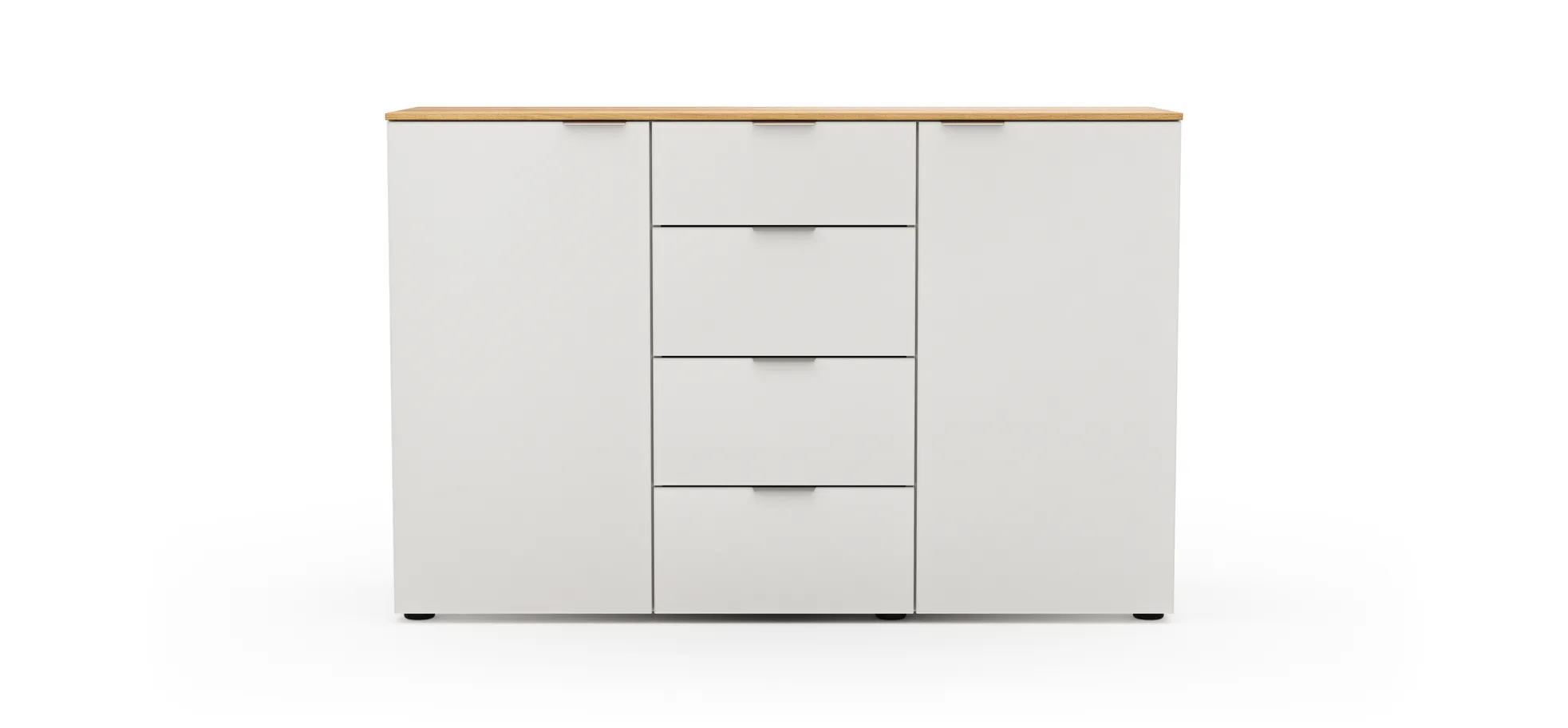 Kommode Colorado - BHT ca. 135x87x43 cm, Weiß