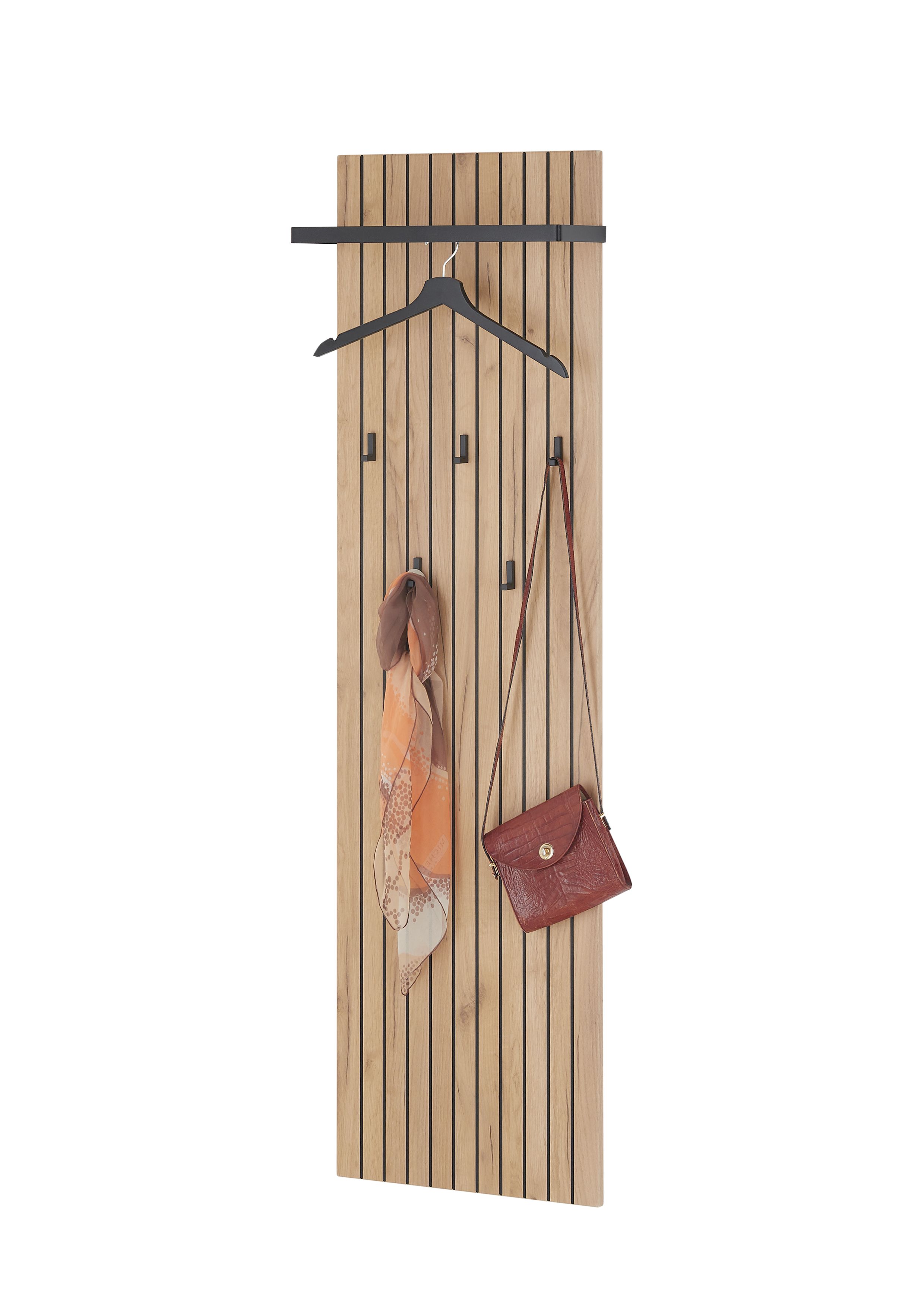 Garderobenpaneel, Eiche Nachbildung - Zubehör