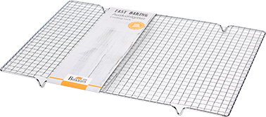 Auskühlgitter eckig, verchromt - 32 x 45 cm