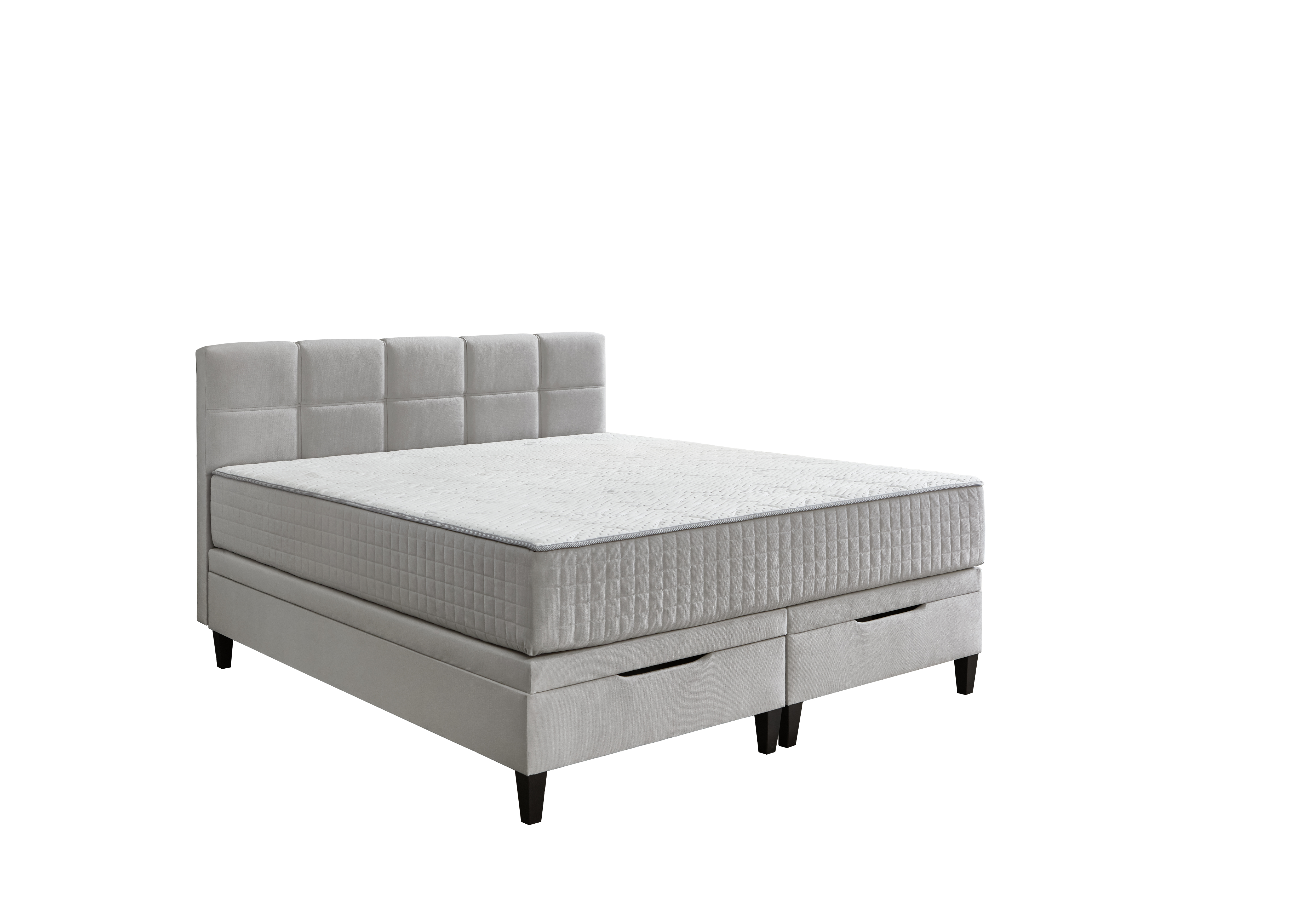 Boxspringbett, silber - MyStyle 3085