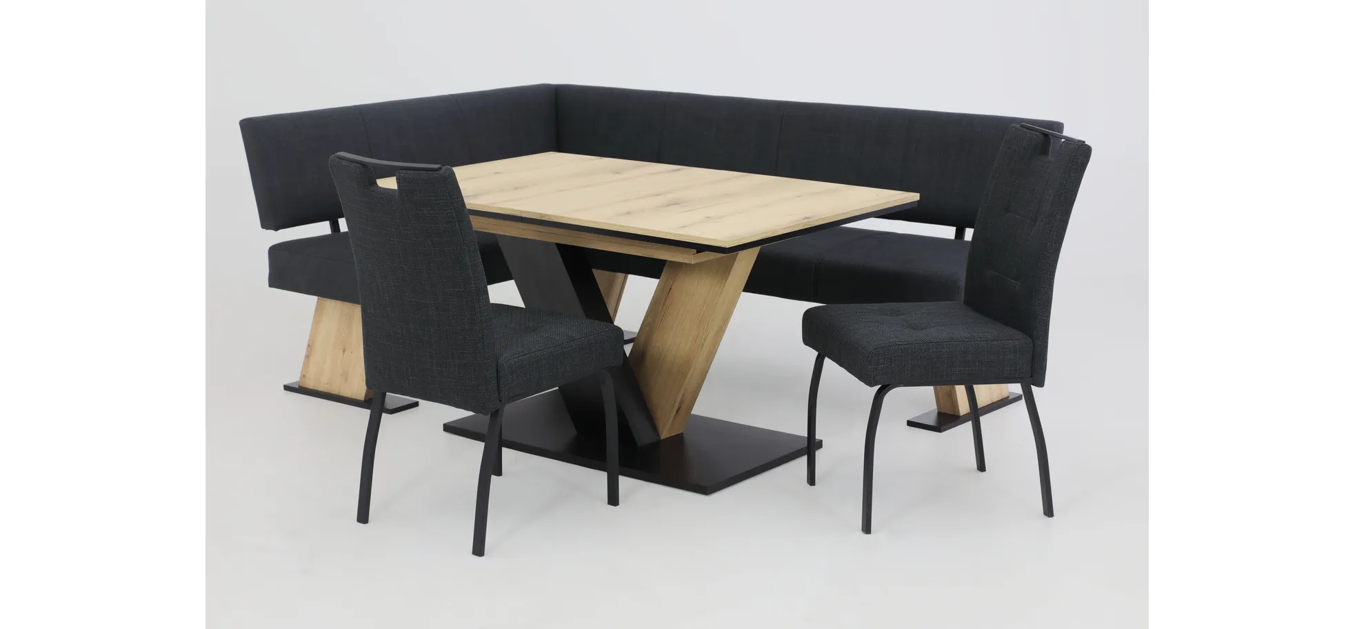 Vierfußstuhl, Webstoff Anthrazit - MyStyle 4014