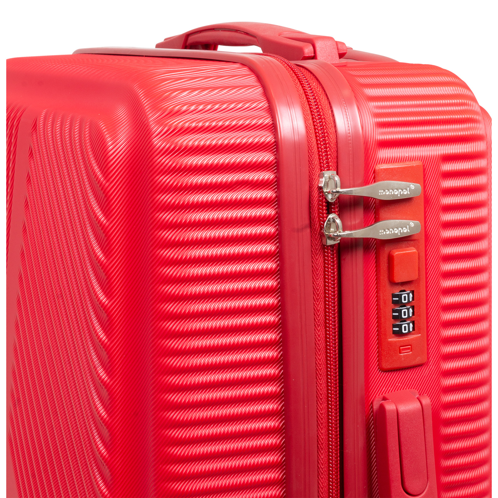 Koffer Alcudia, groß - Doppelräder, rot