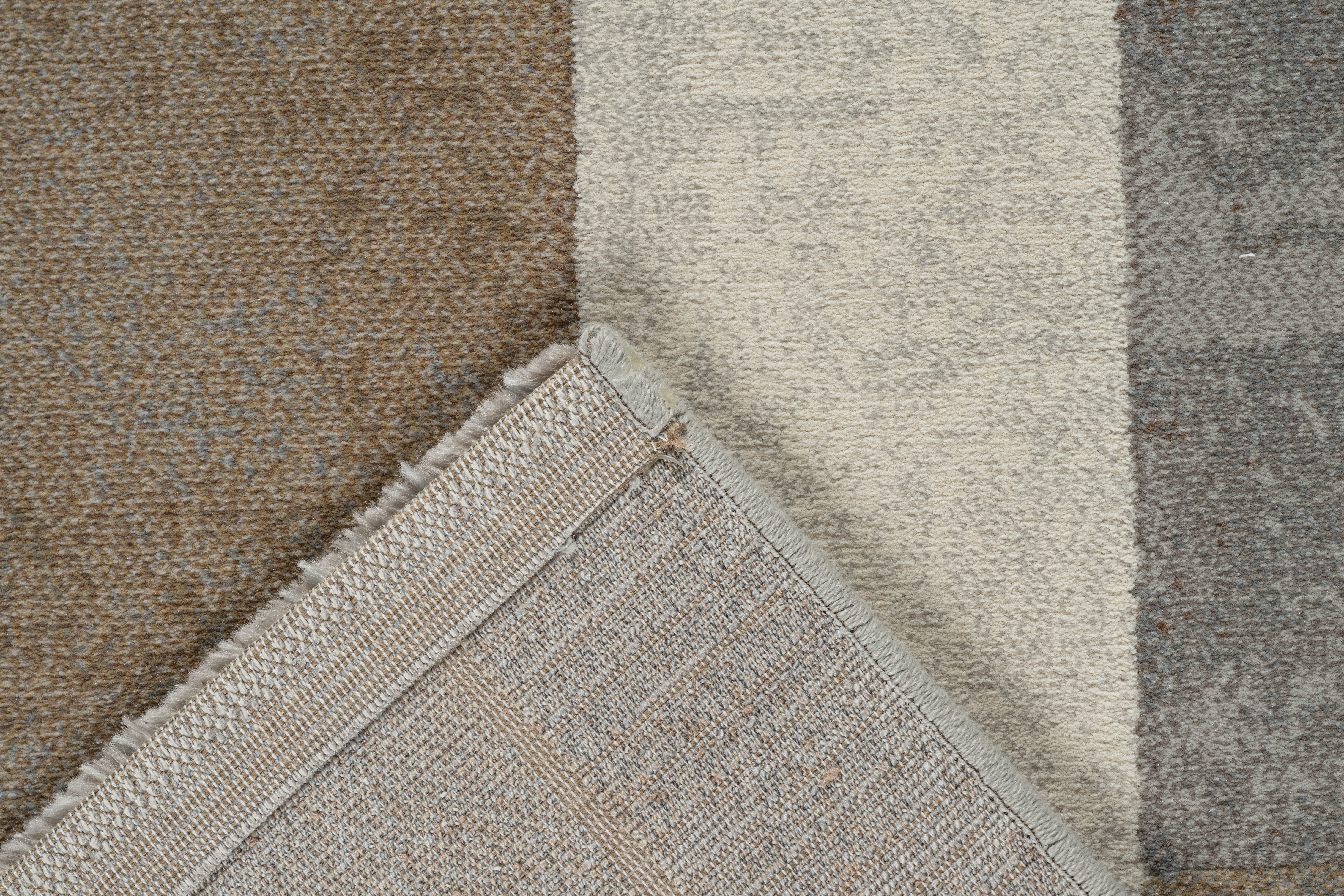 Webteppich, braun-grau, 160x230 cm - Rargentum