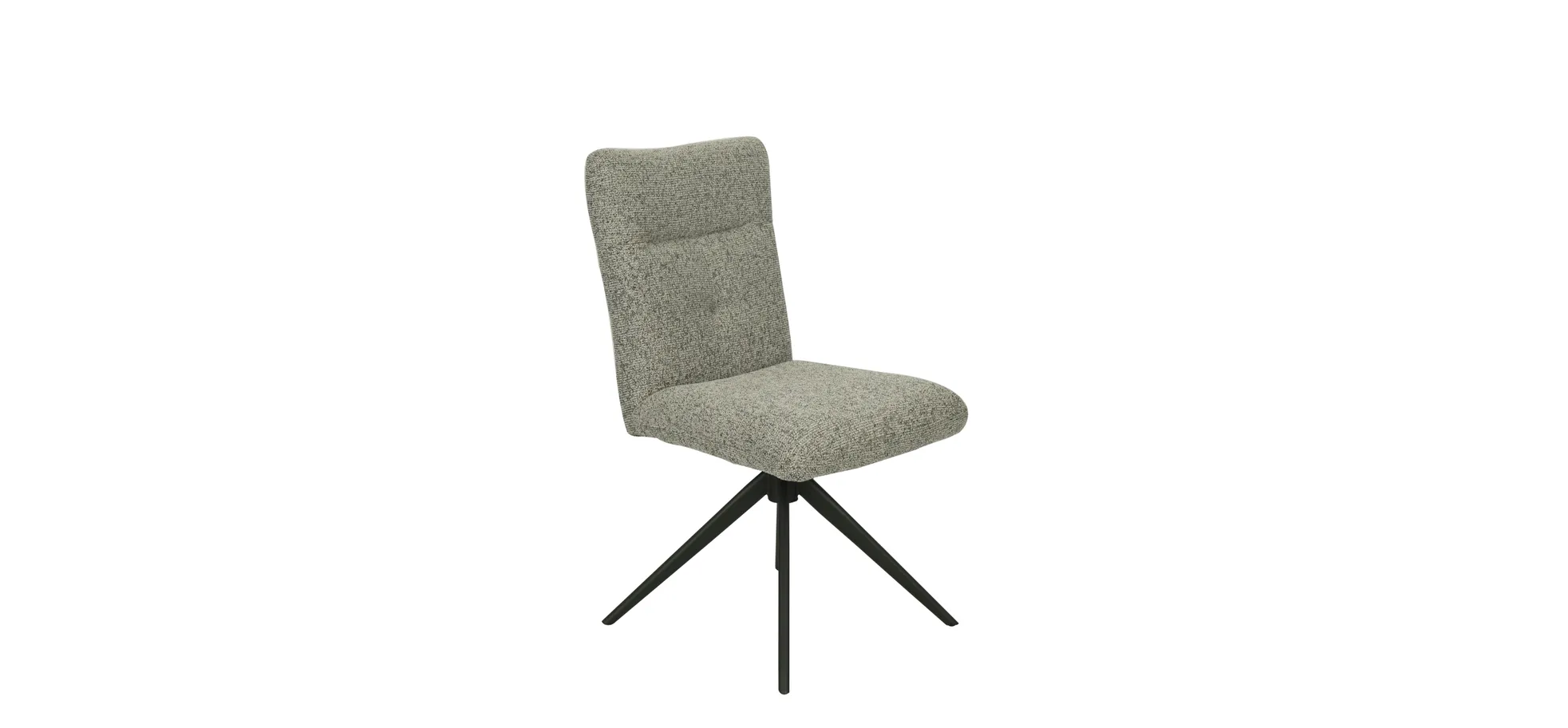 Vierfußstuhl, Stoff Schlamm, drehbar - Mylene Vierfußstuhl, Stoff Schlamm, drehbar - Mylene