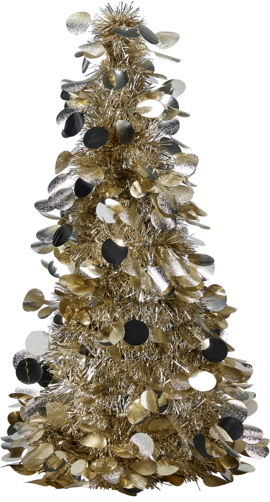 Weihnachtsbaum Tinsel, Champagner, ca. Höhe 46cm - Champagner