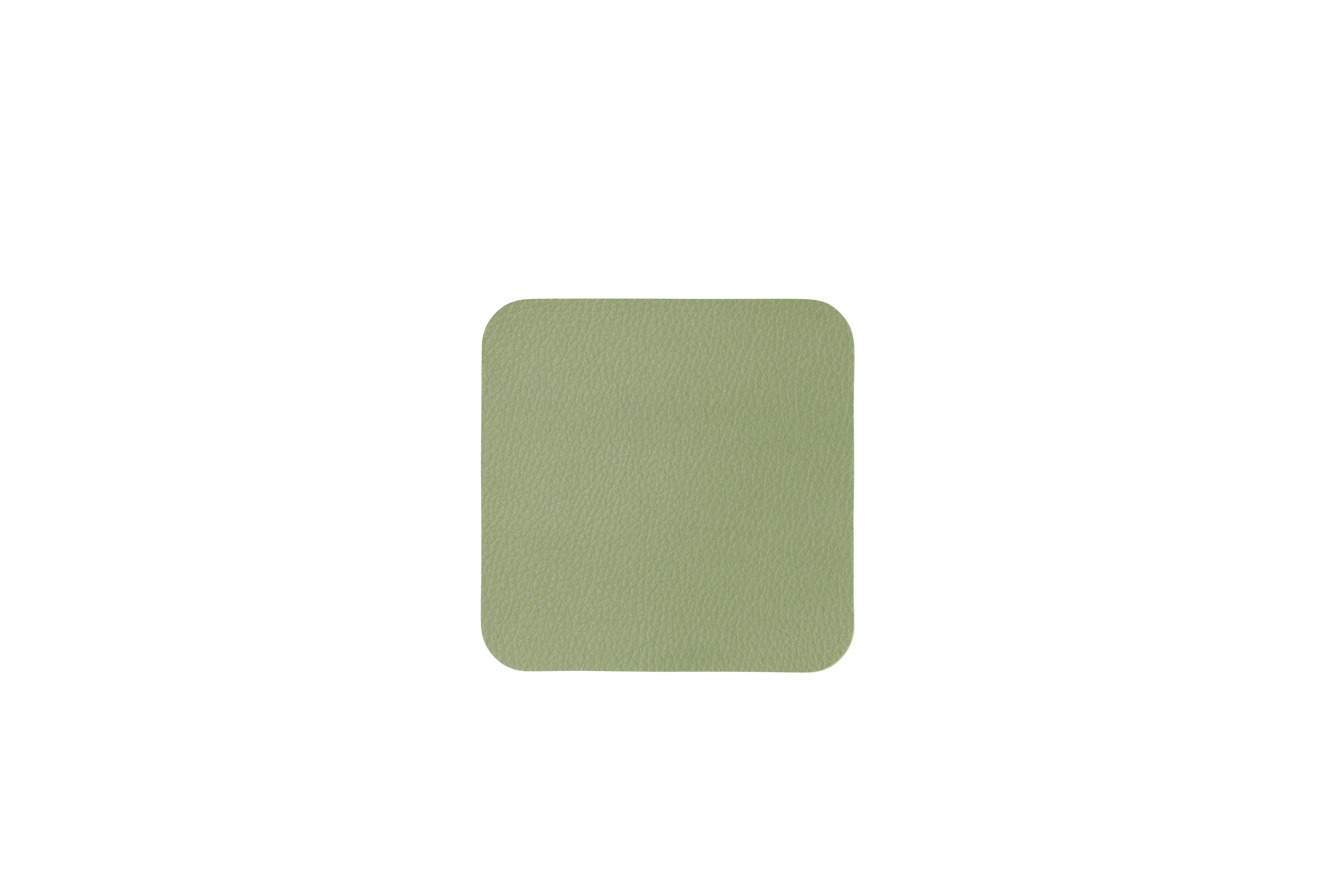 ASA 4er Set Untersetzer, sage, Lederoptik - ca. 10 x 10 cm