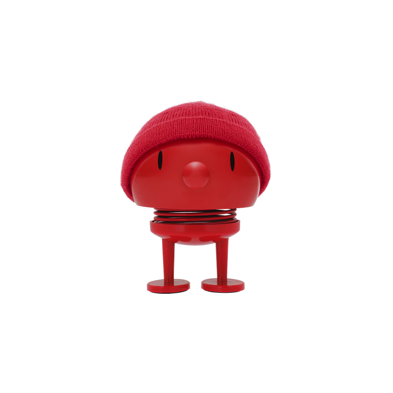 Hoptimist Hipster Bumble M Red - ca. 8x8,5x10cm