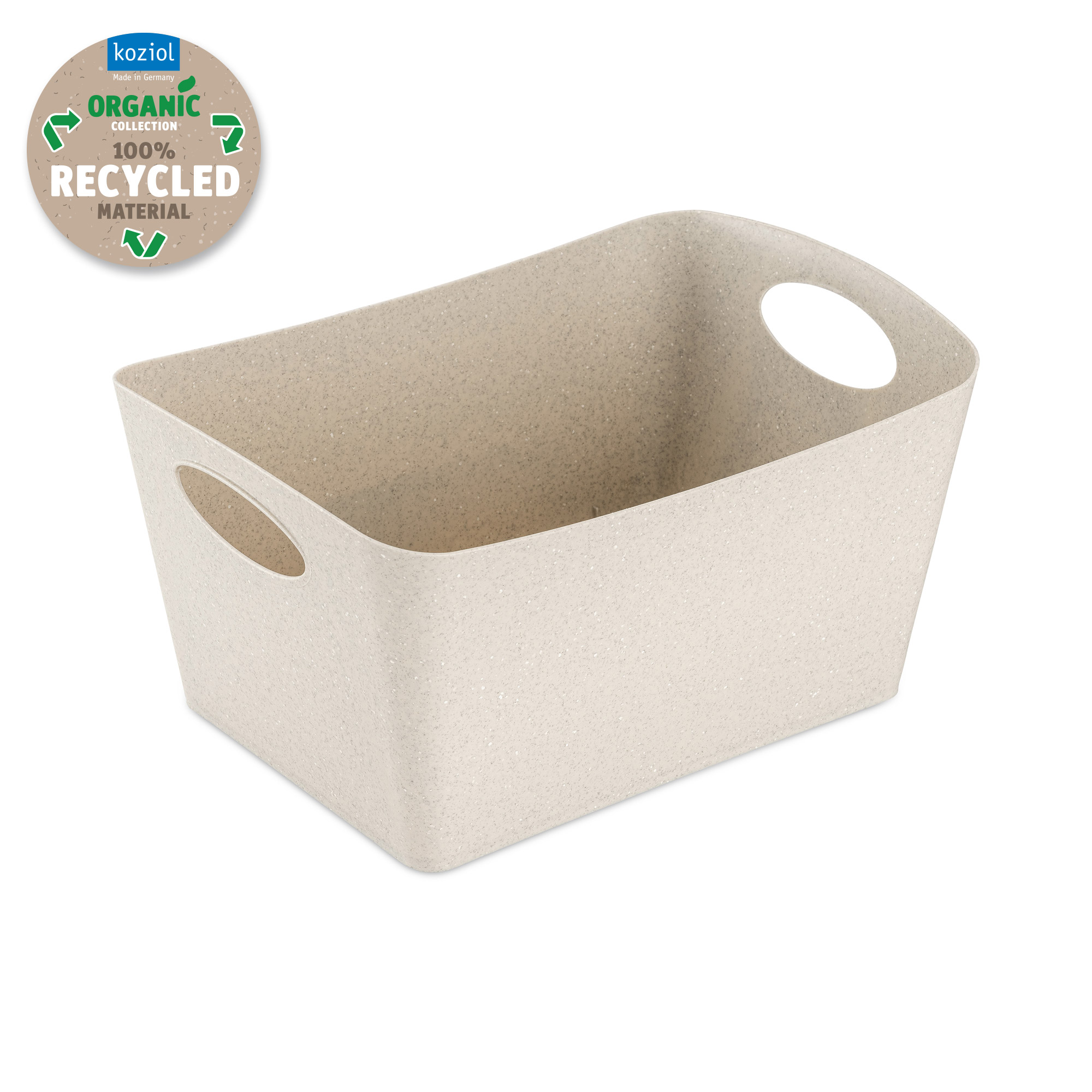 Aufbewahrungsbox 3,5l, recycled desert sand - ineinander schachtelbar, stabil, CO2-neutral