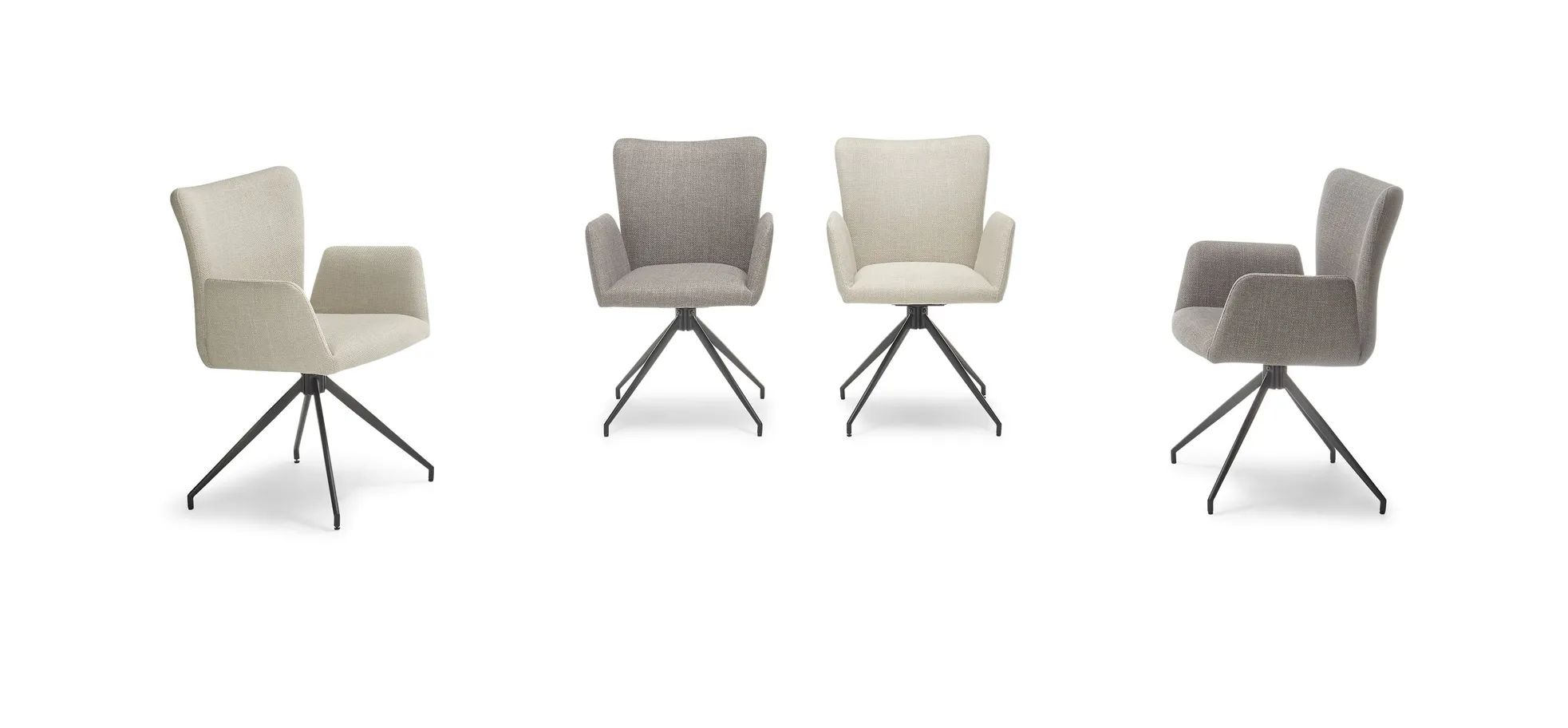 Vierfußstuhl mit Armlehne - Ayla