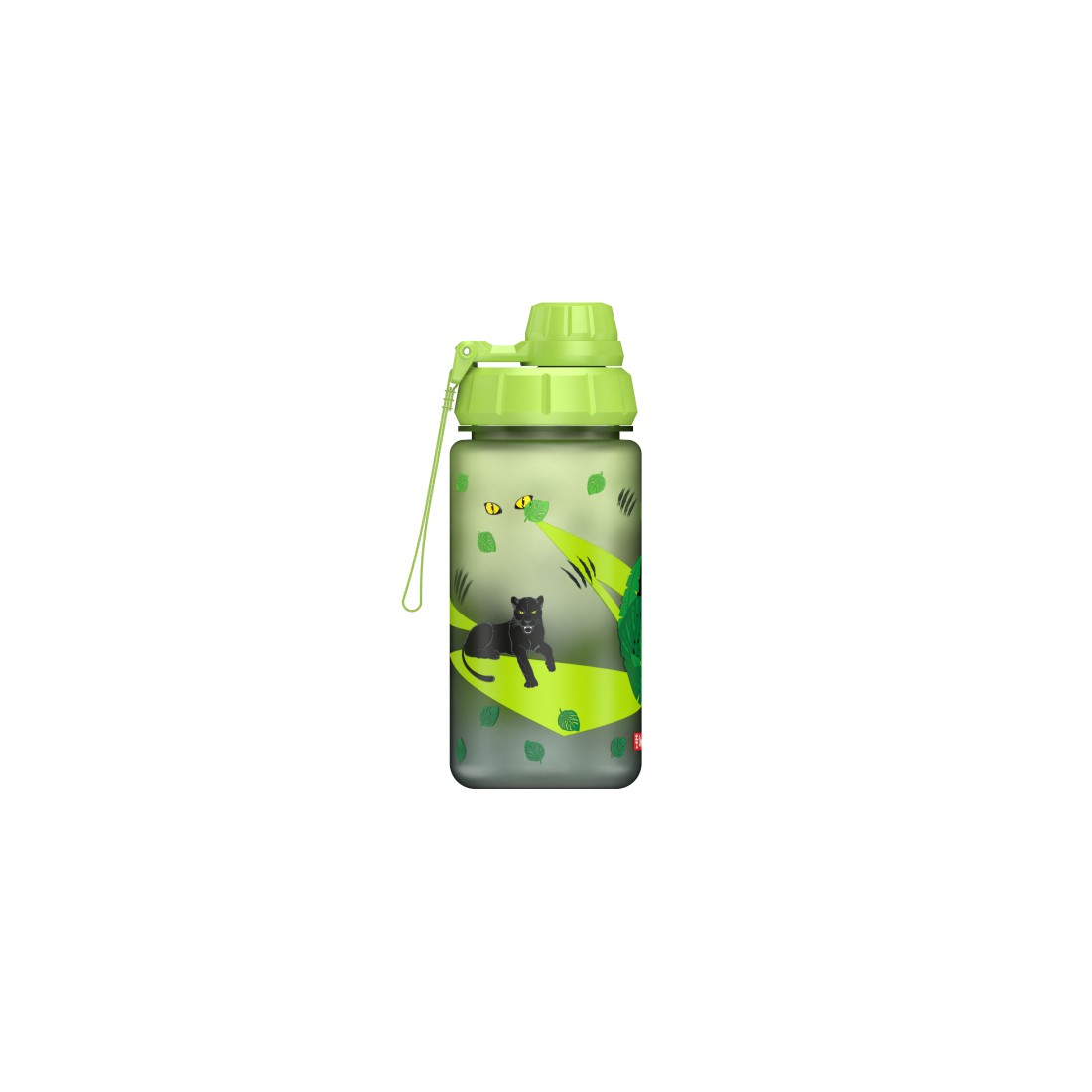 Trinkflasche "Black Cat", Grün - ca. 0,55l, Kunststoff