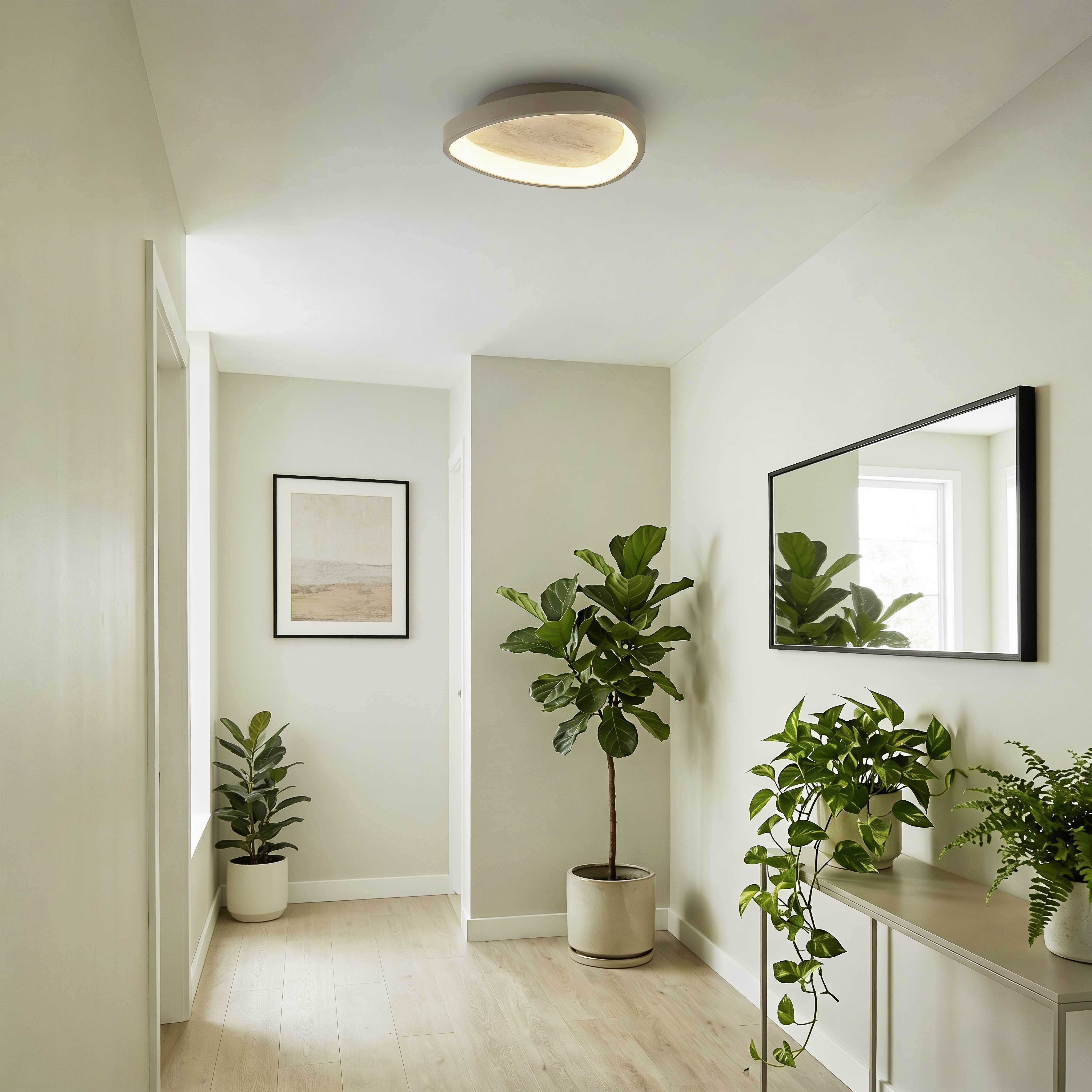 Deckenleuchte MELICIANO - 1-flg. LED, sand