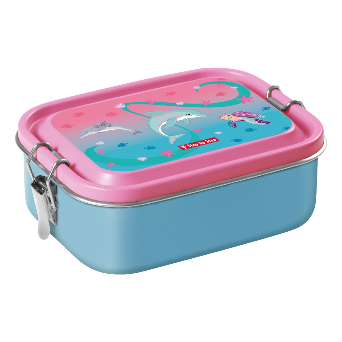 Edelstahl-Lunchbox "Sealife" - 