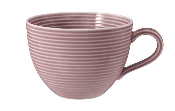 Milchkaffeeobertasse - Beat Altrosa uni