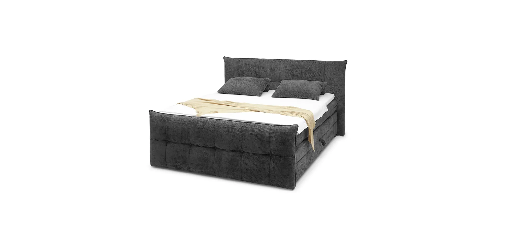 Boxspringbett, winter moss - Emilla