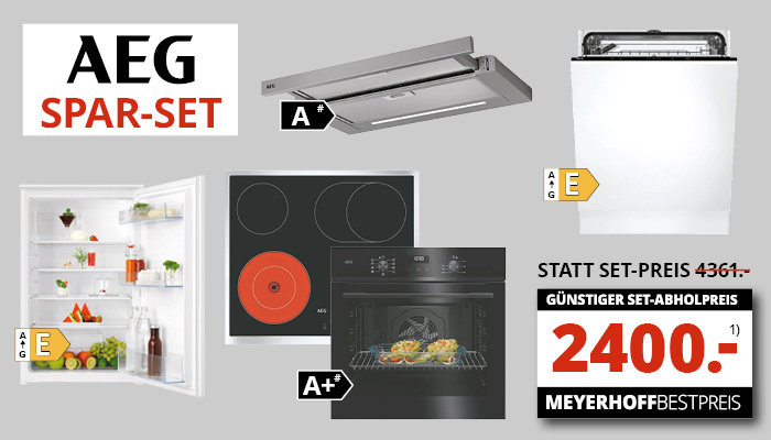 Küchen Markenwochen • AEG E-Geräte Vorteilsset