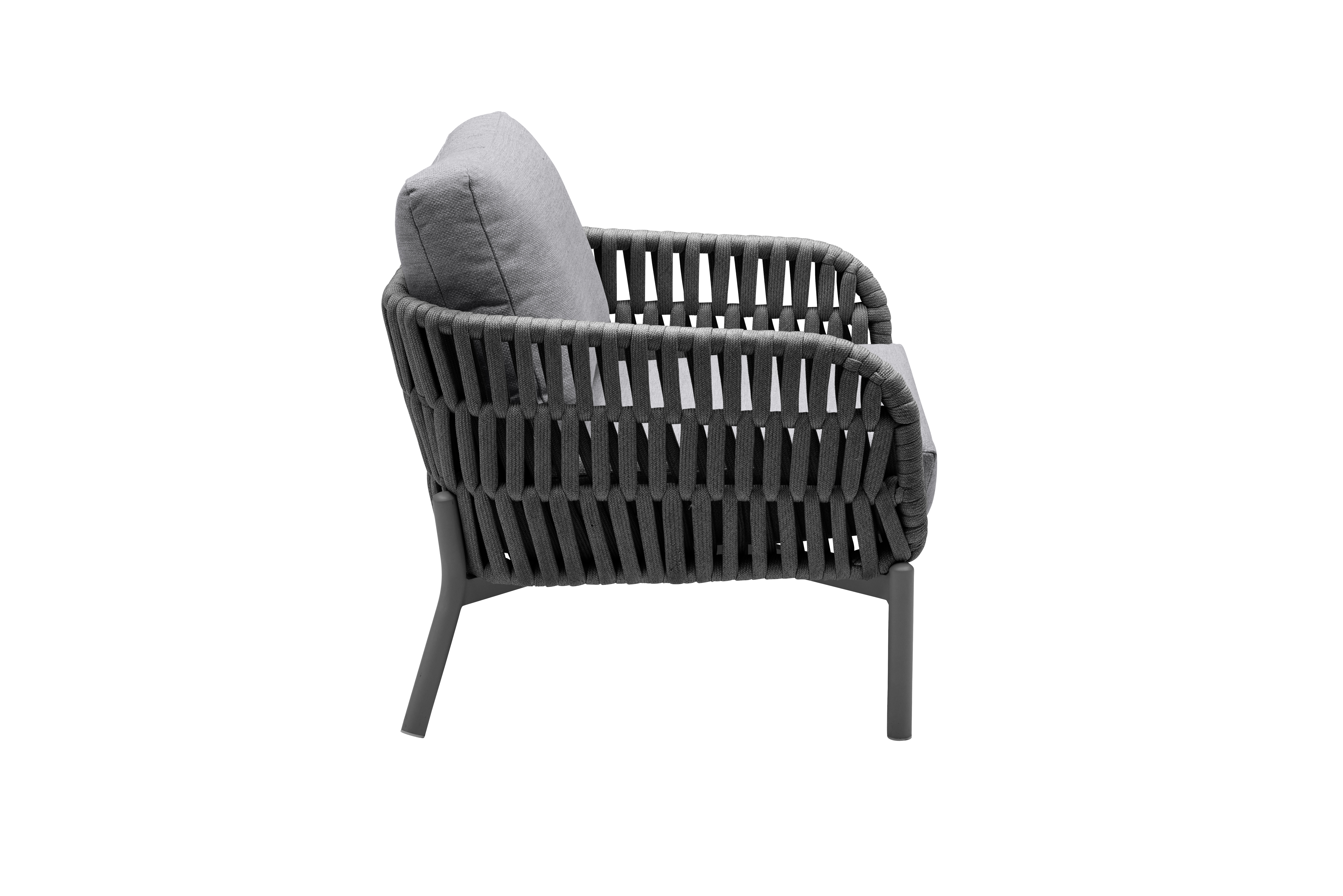 Dining-Sessel, Rope dunkelgrau - Terrano