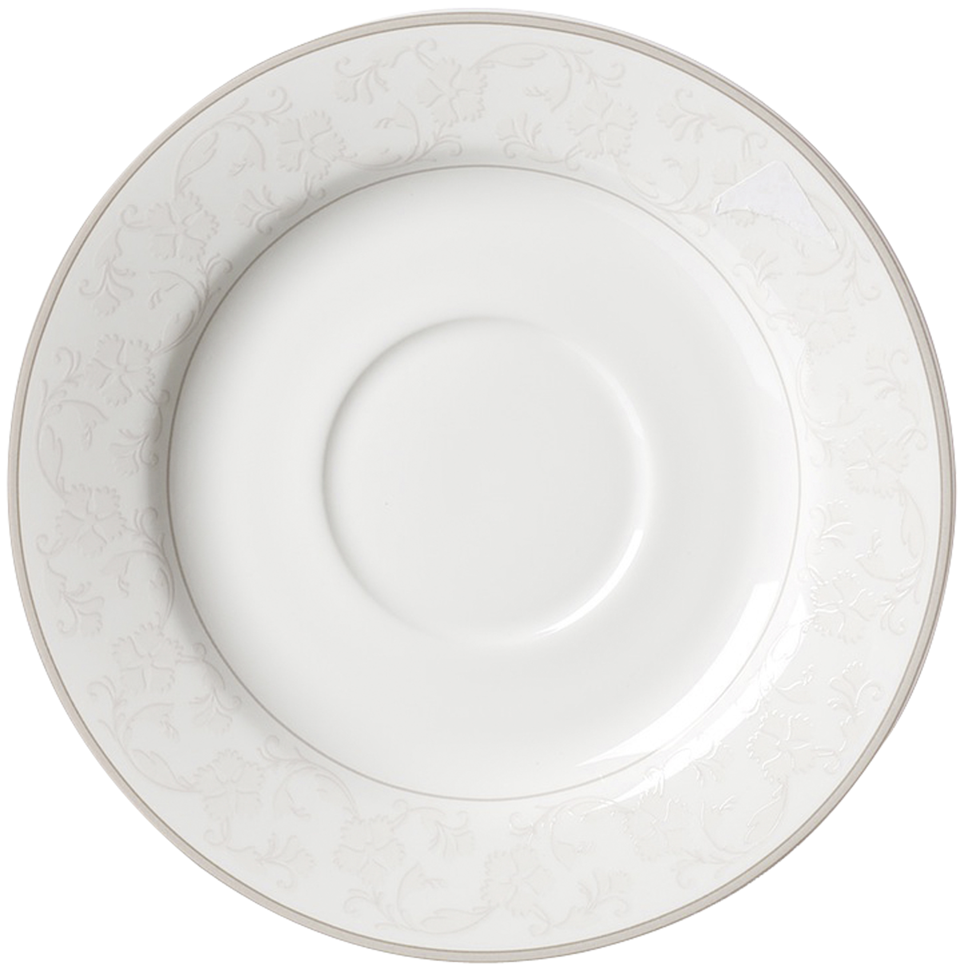 Untertasse Isabella 15,5 cm - Porzellan, spülmaschinengeeignet, rund