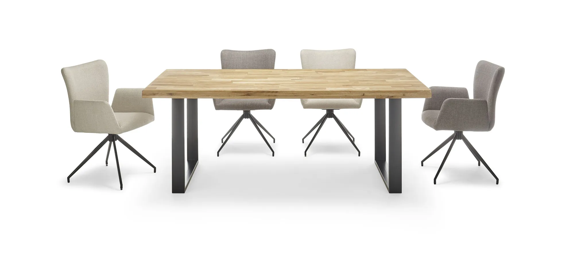 Vierfußstuhl mit Armlehne - Ayla