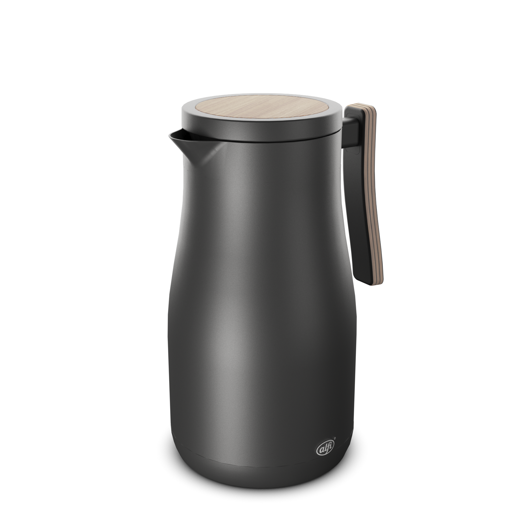 Isolierkanne Studio Allure, ca. 1l, schwarz - 